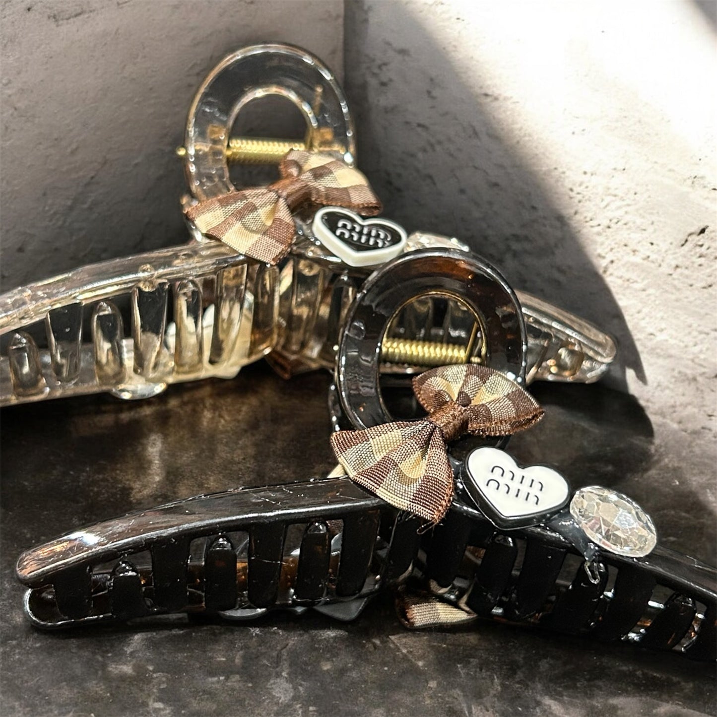 Korean Style fancy bow party wear hair clip ( pack of 12)