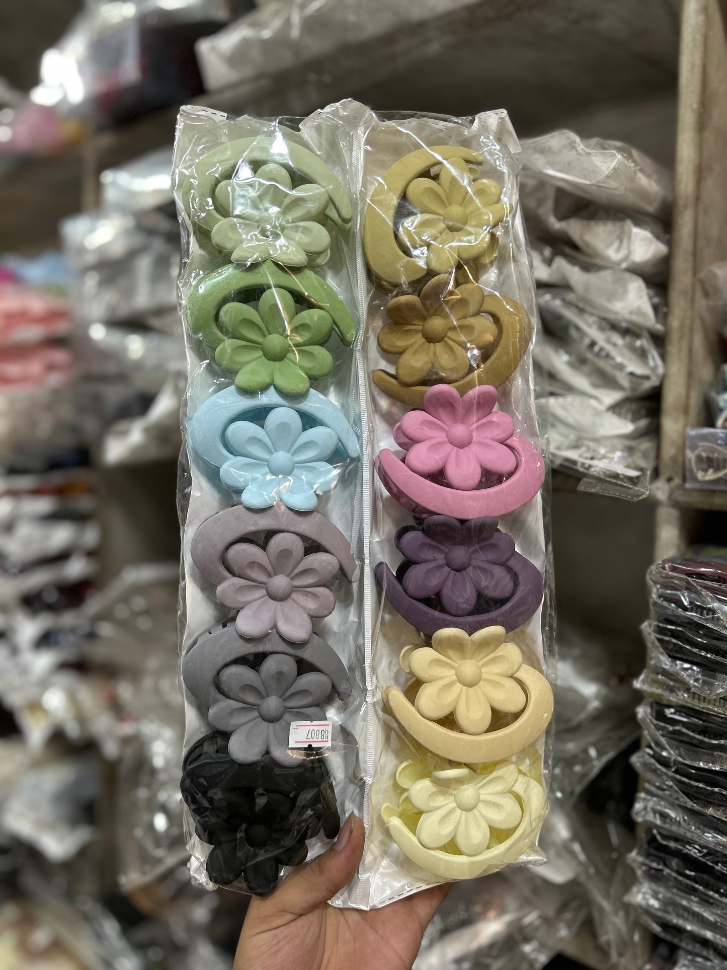 Korean premium quality hair claw clip(pack of 12)