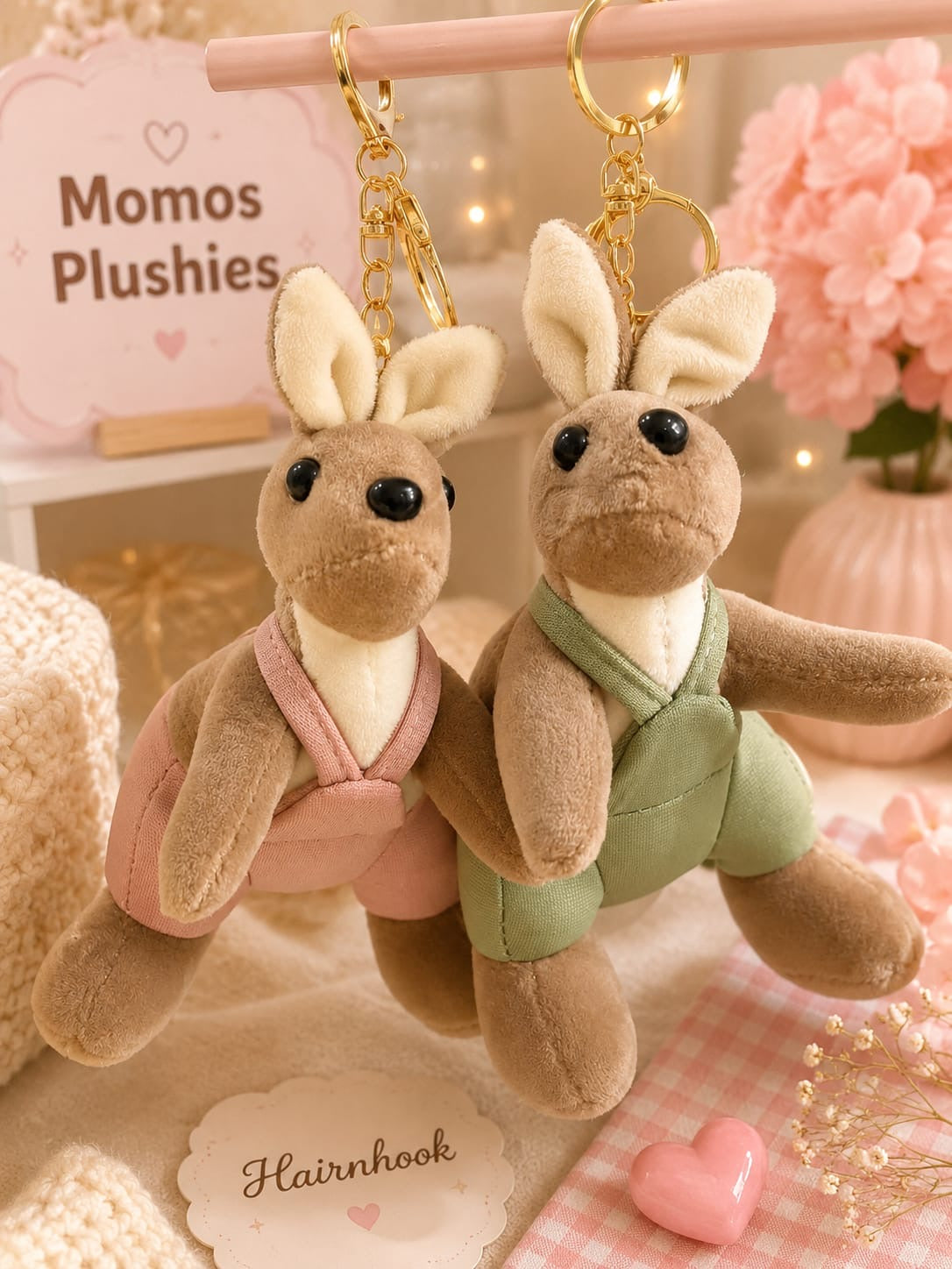 Premium plushies keychain (pack of 6)