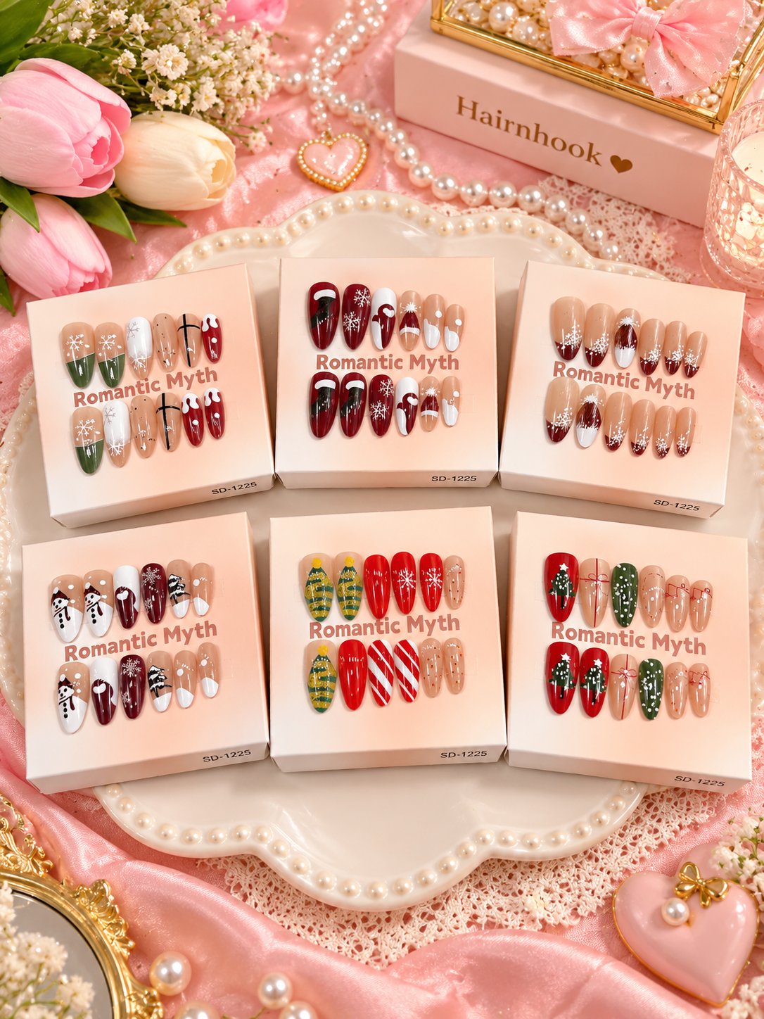 Premium press on nails (pack of 12)