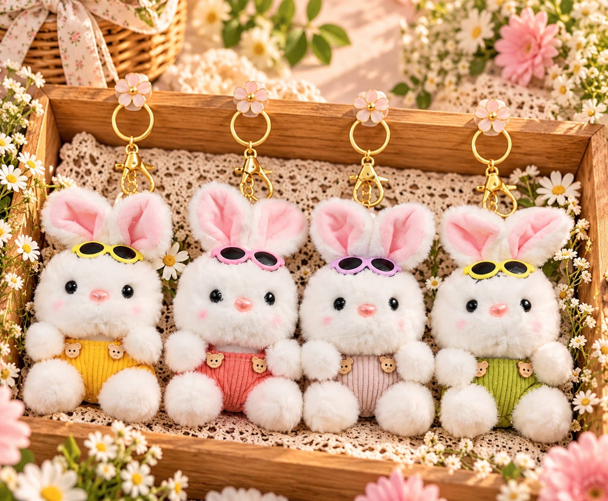Premium plushies soft toy keychain ( pack of 6)