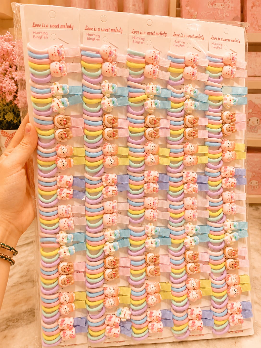 Korean cute hair pin for kids(pack of 10 pair in one strip)