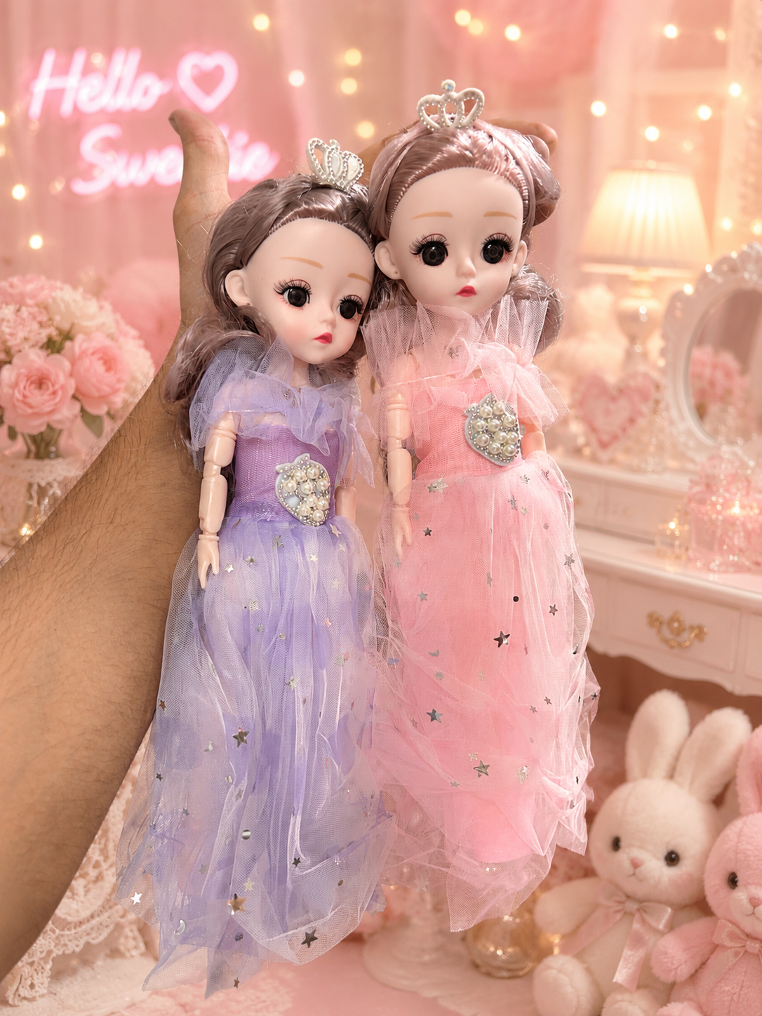 Big size music doll+keychain (pack of 6)
