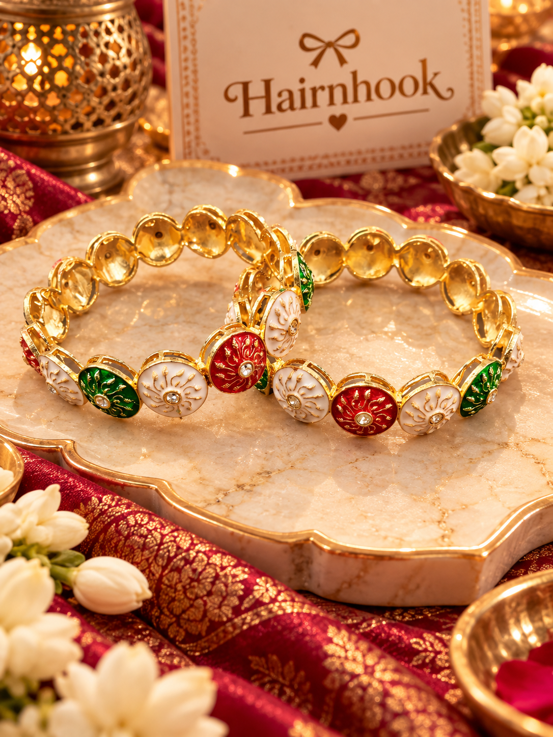 Premium karwachauth kada collection(pack of 3 piece 3 size in one pack)