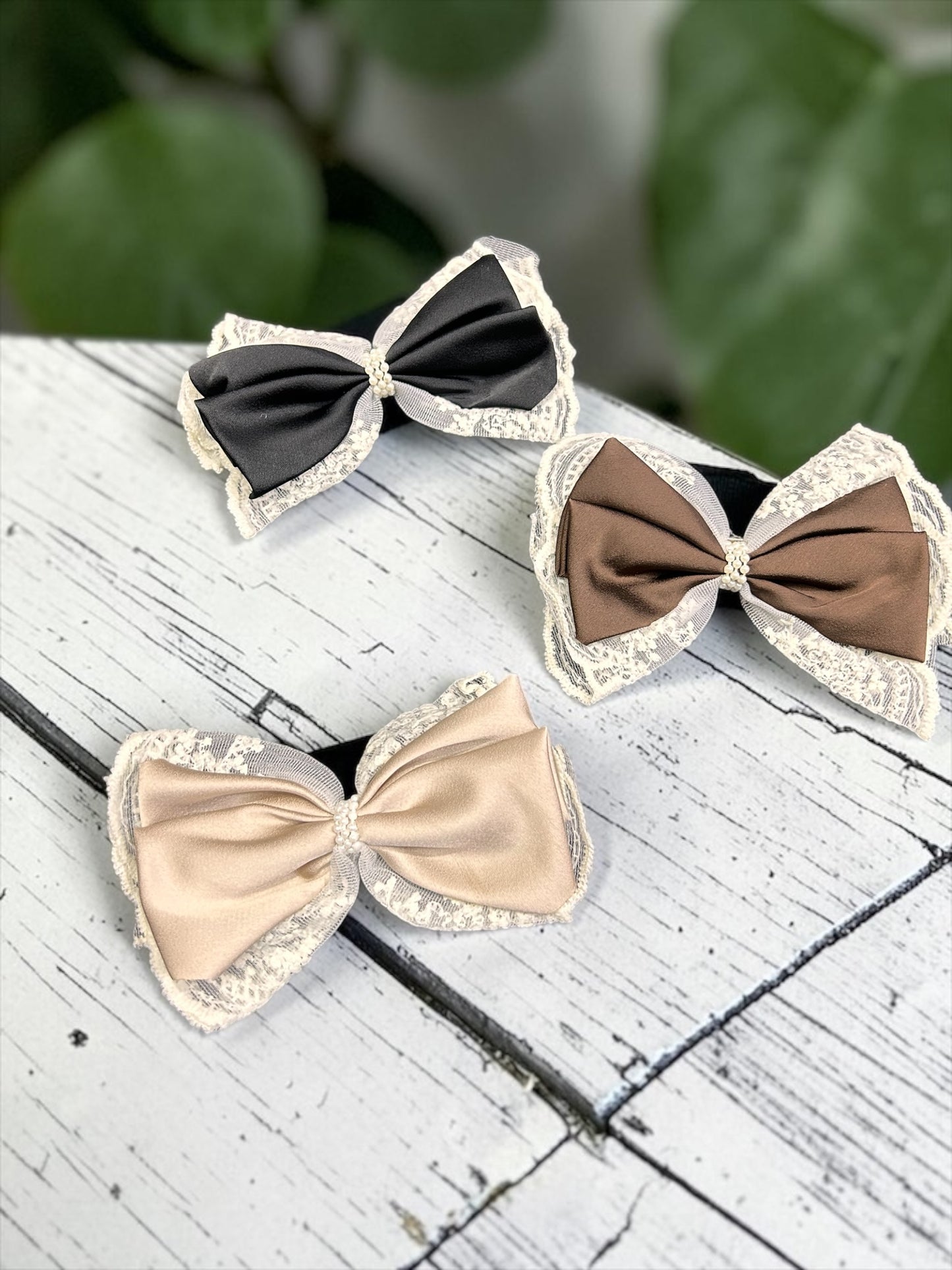π Vintage Lace Bow Hair clip π( pack of 10)