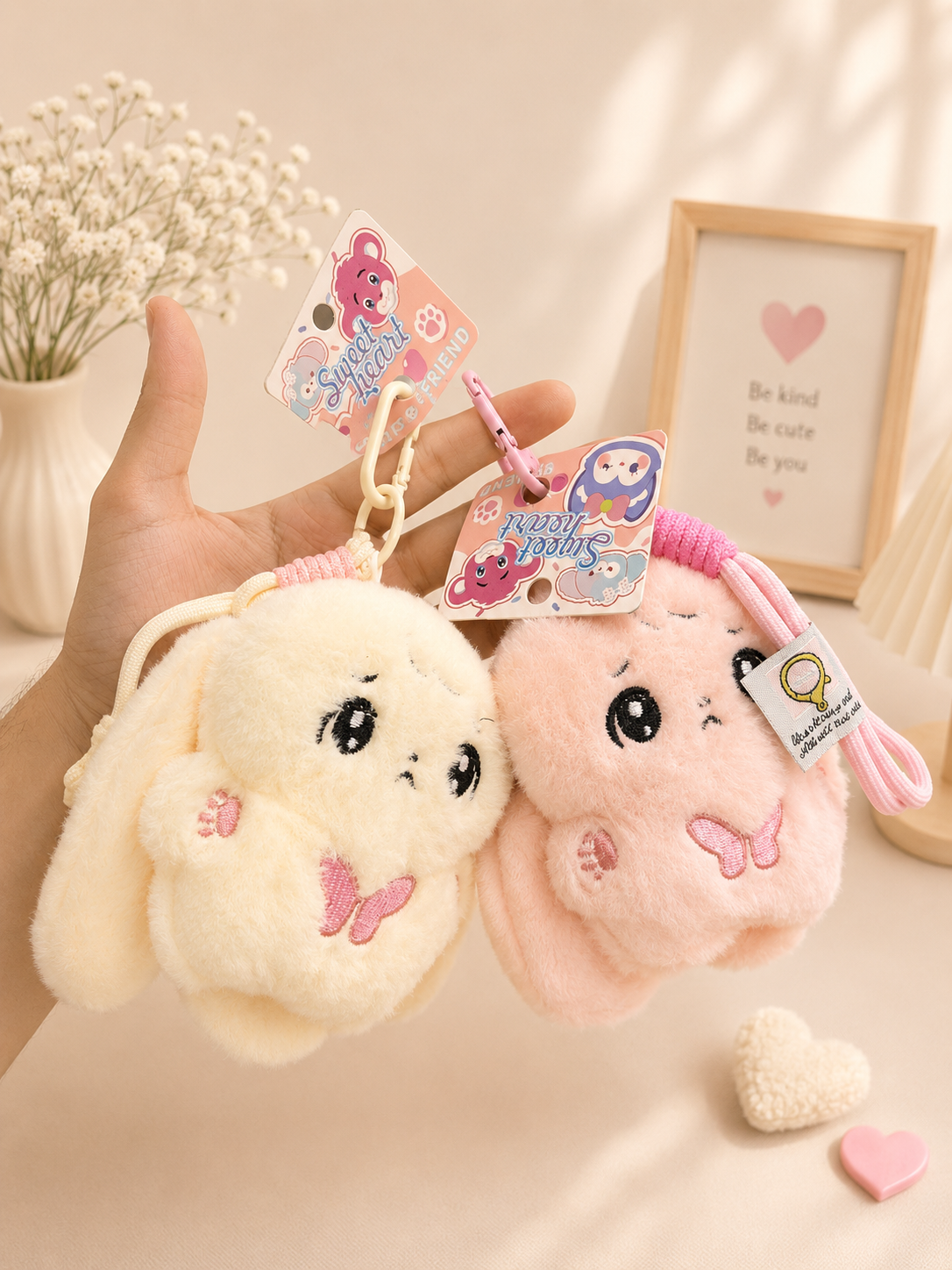 Mini plushies bag charms( pack of 6)