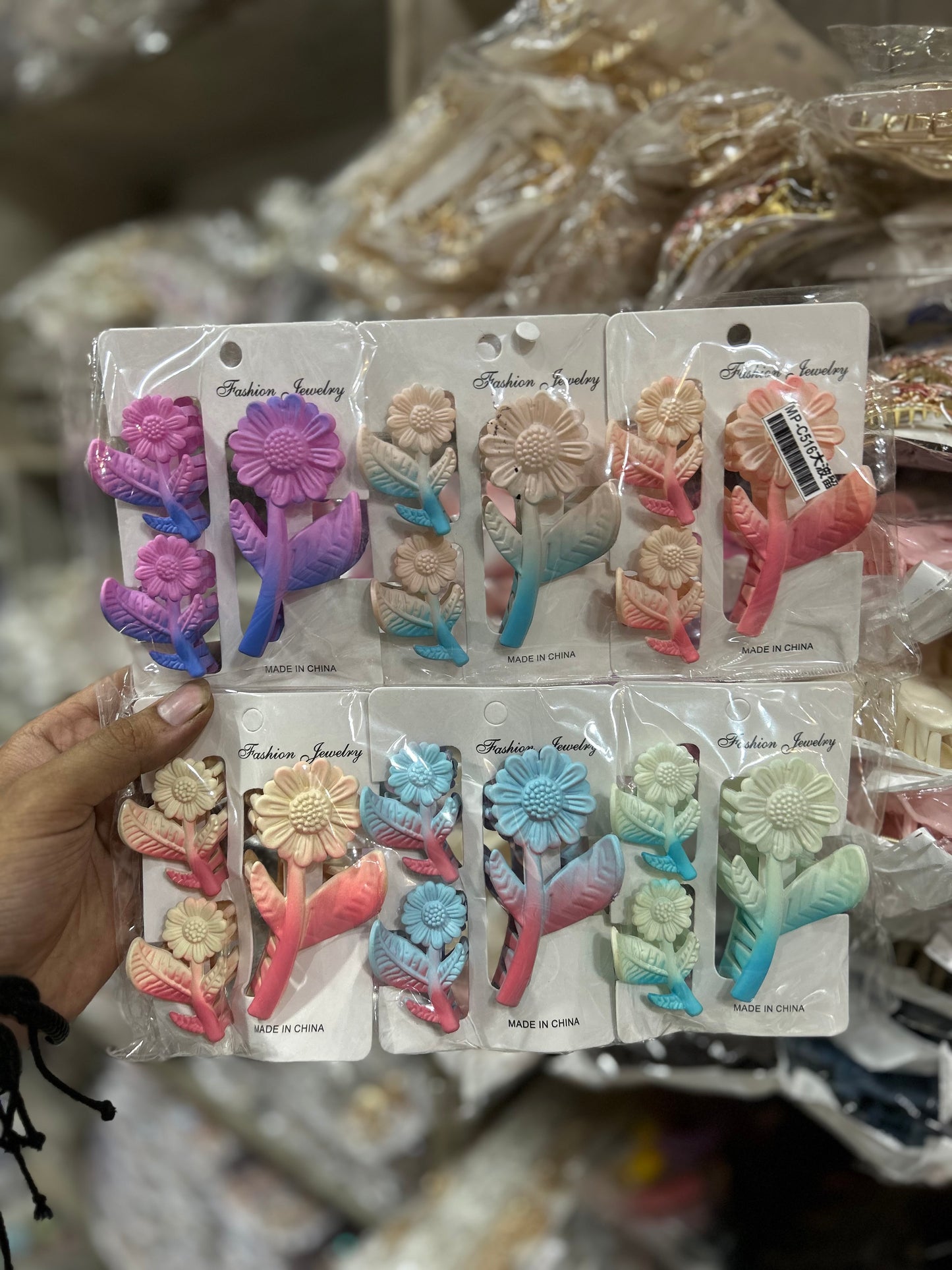 Korean premium quality hair claw clip(pack of 12 combo)