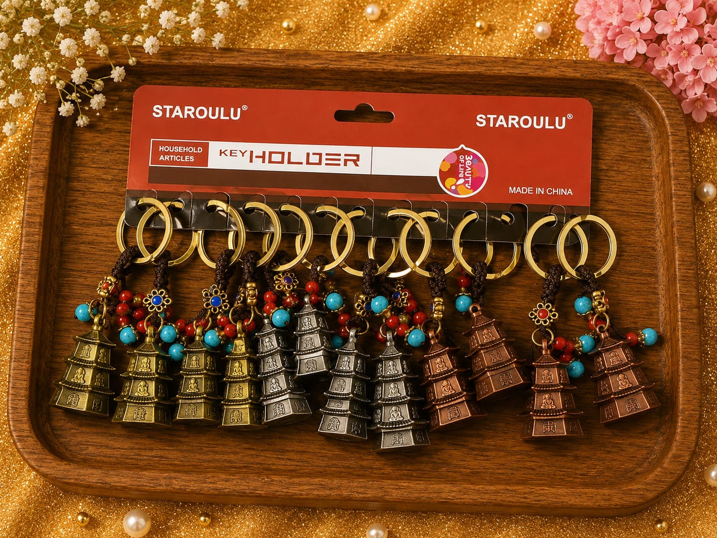 Premium bell keychain (pack of 12)