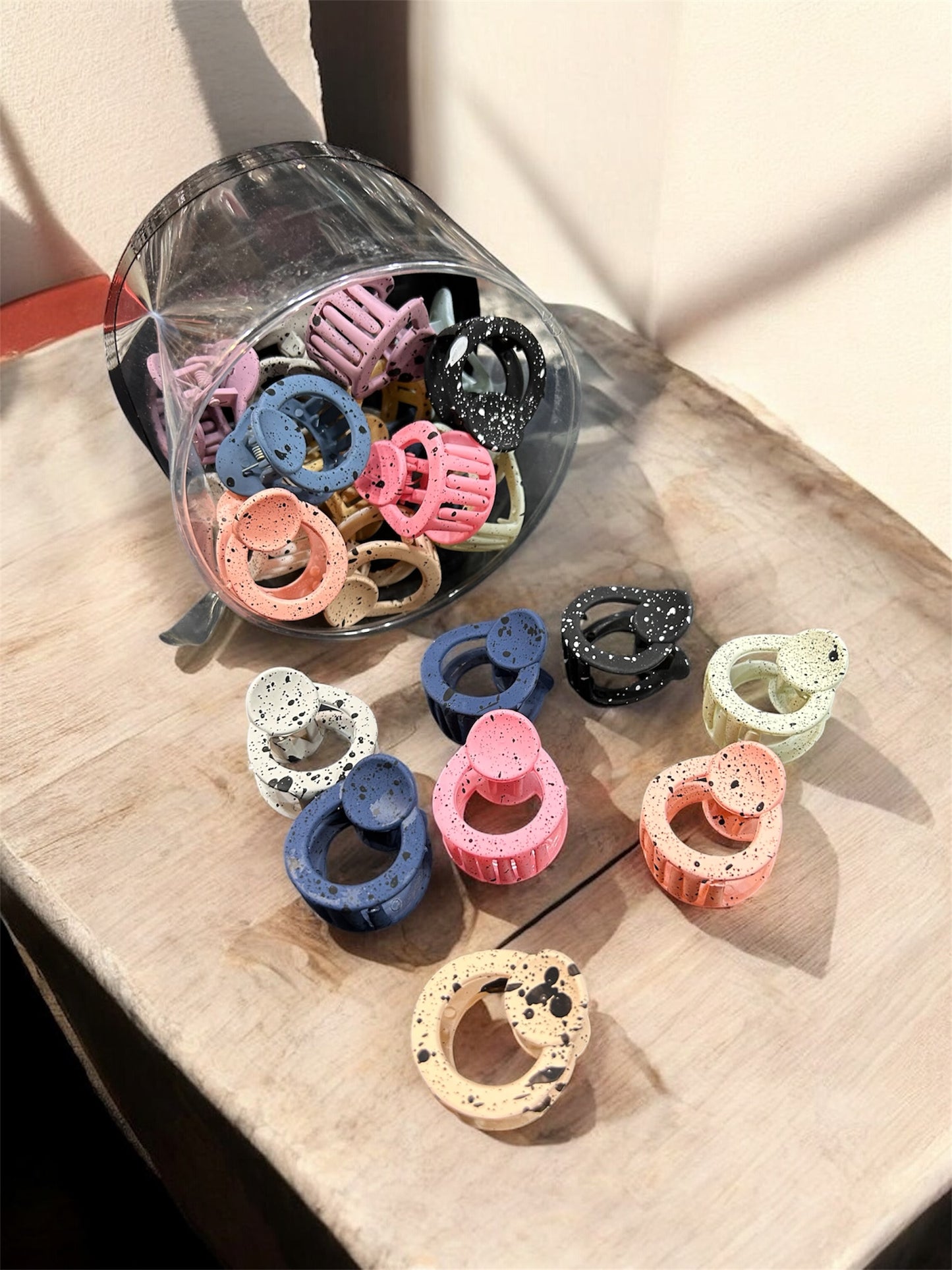 Hair Claw Clip for Women & Girls – Trendy Korean Style Hair Accessory( pack of 24)