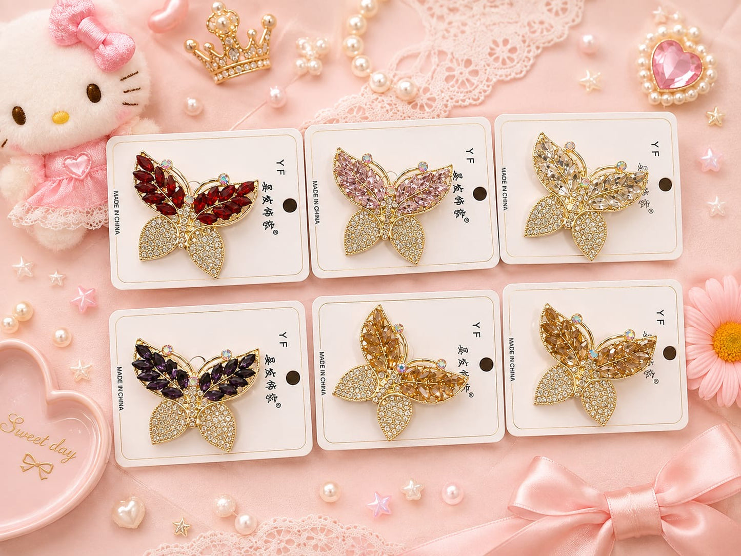 Fancy premium saree pin (pack of 6)