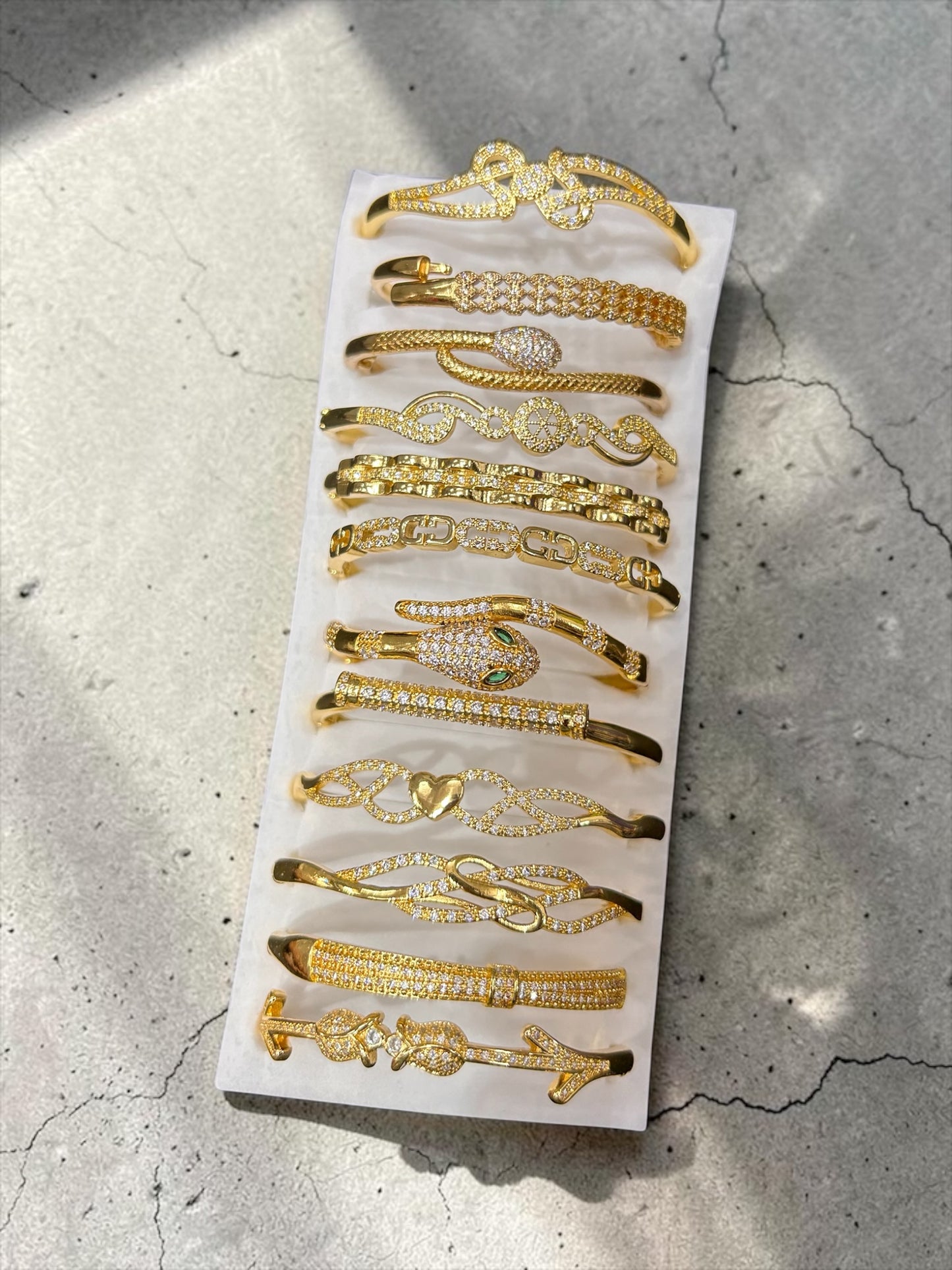 Korean stainless steal bracelet (pack of 12)mix design