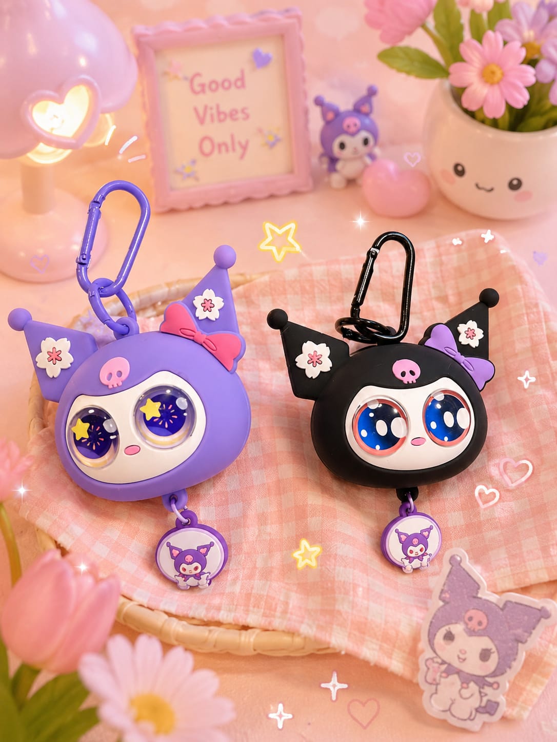 Cute Eye Pop-Up Keychain Toy | Kawaii Stretch Eye Popper(pack of 6)