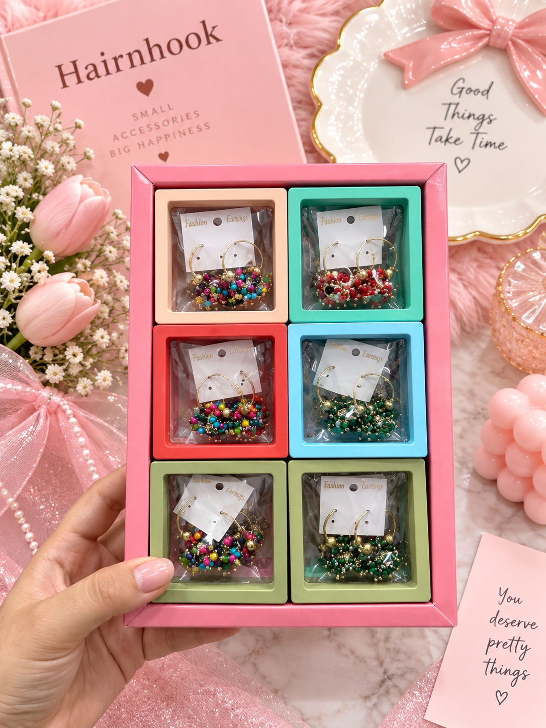 Indian style small jhumka box (pack of 12)