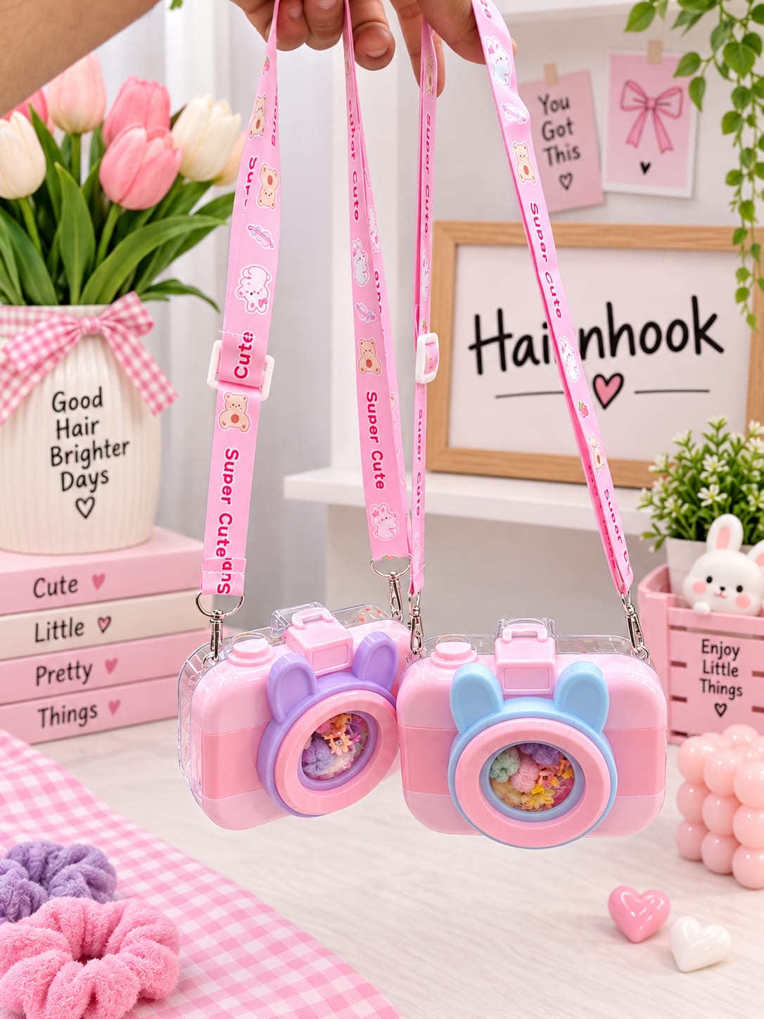 Korean hair accessories kit for kids ( pack of 6)