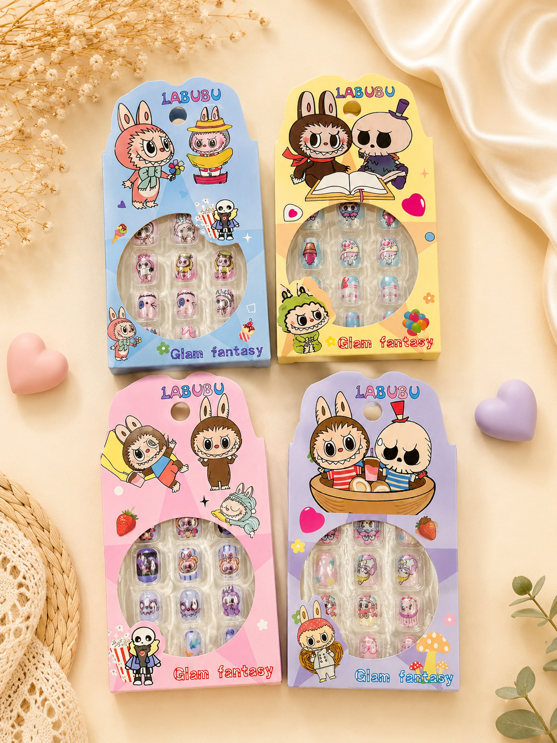 Premium press on nails (pack of 12) for kids