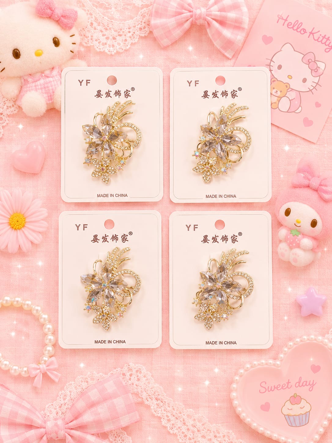 Fancy premium saree pin (pack of 6)