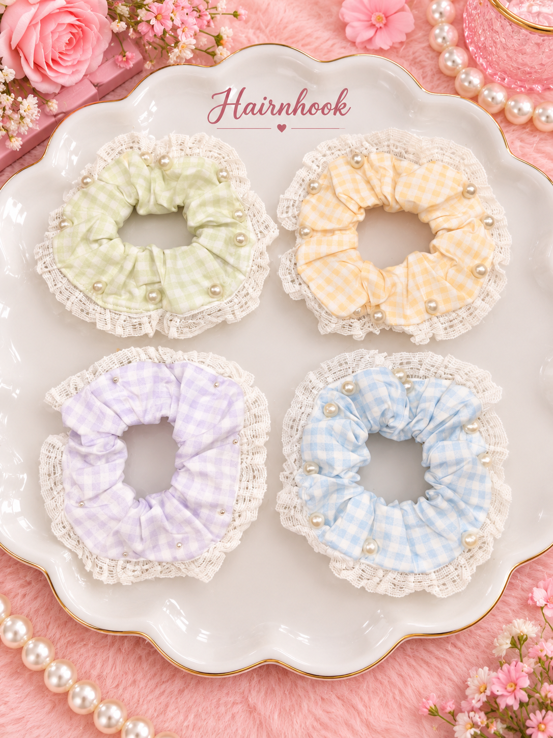 Korean premium scrunchie (pack of 12) (Copy)