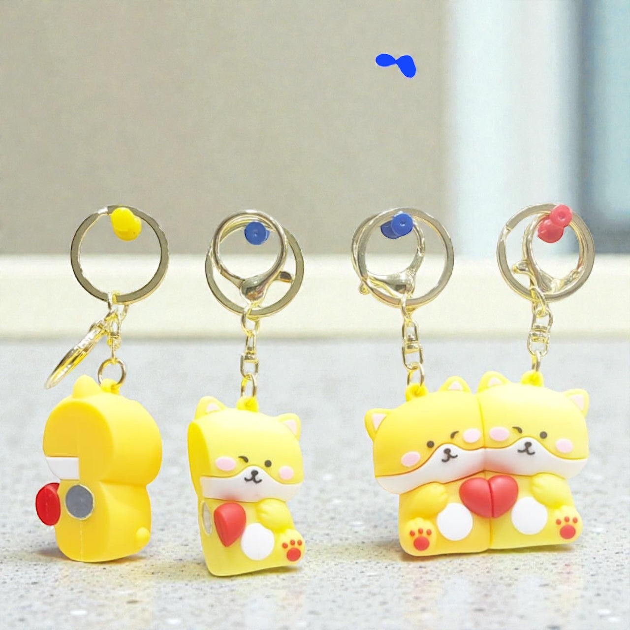 Magnetic Couple Keychain 2( pack of 6)