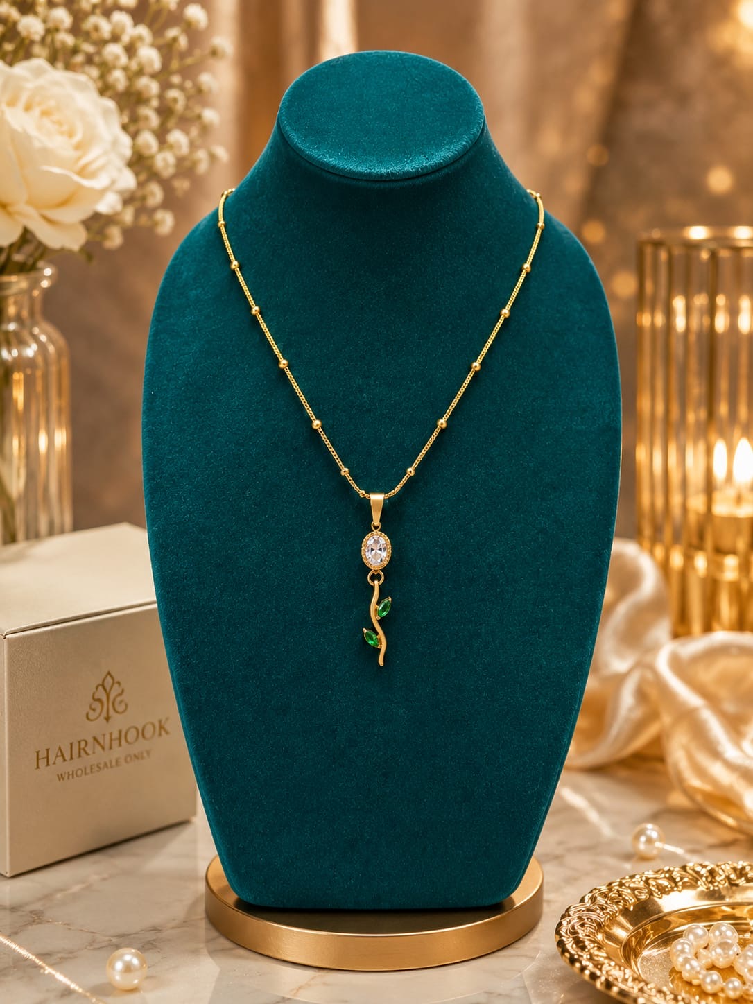 Anti tarnish pendant locket (pack of 2)