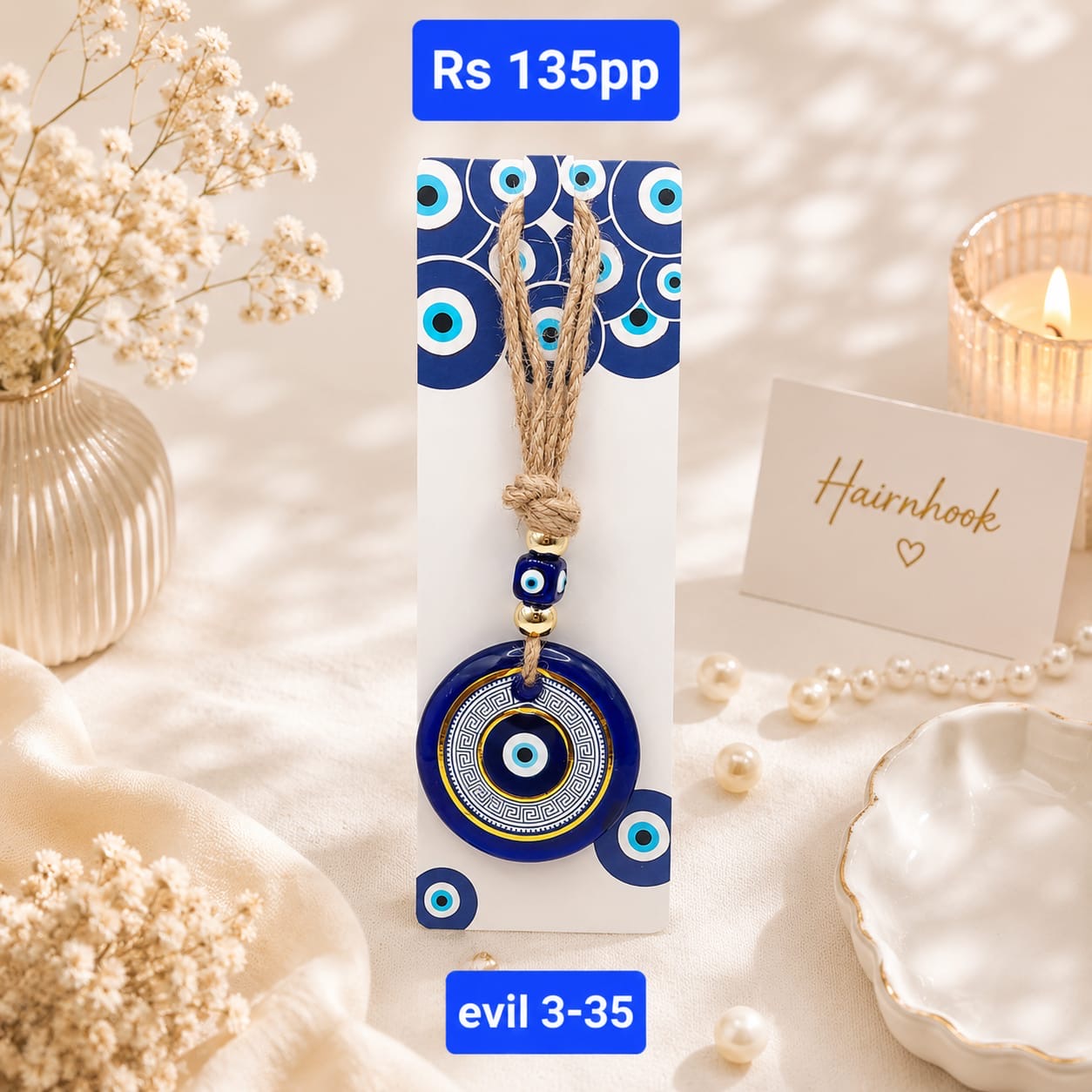 Evil eye door charms( pack of 6)