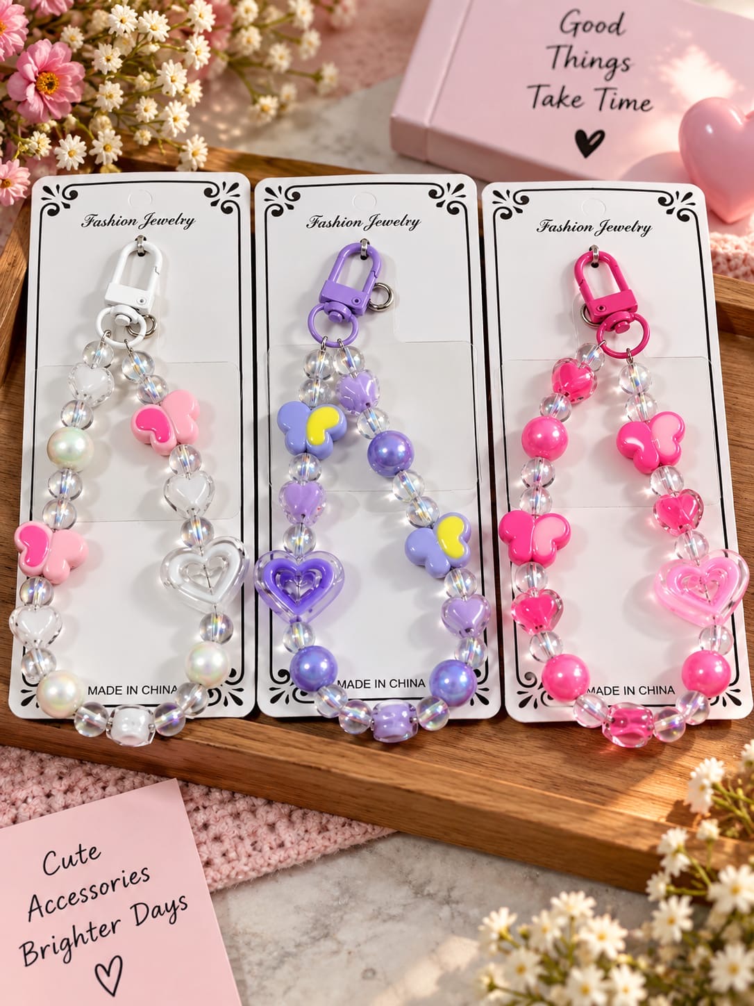 Premium Korean phone charms (pack of 12)
