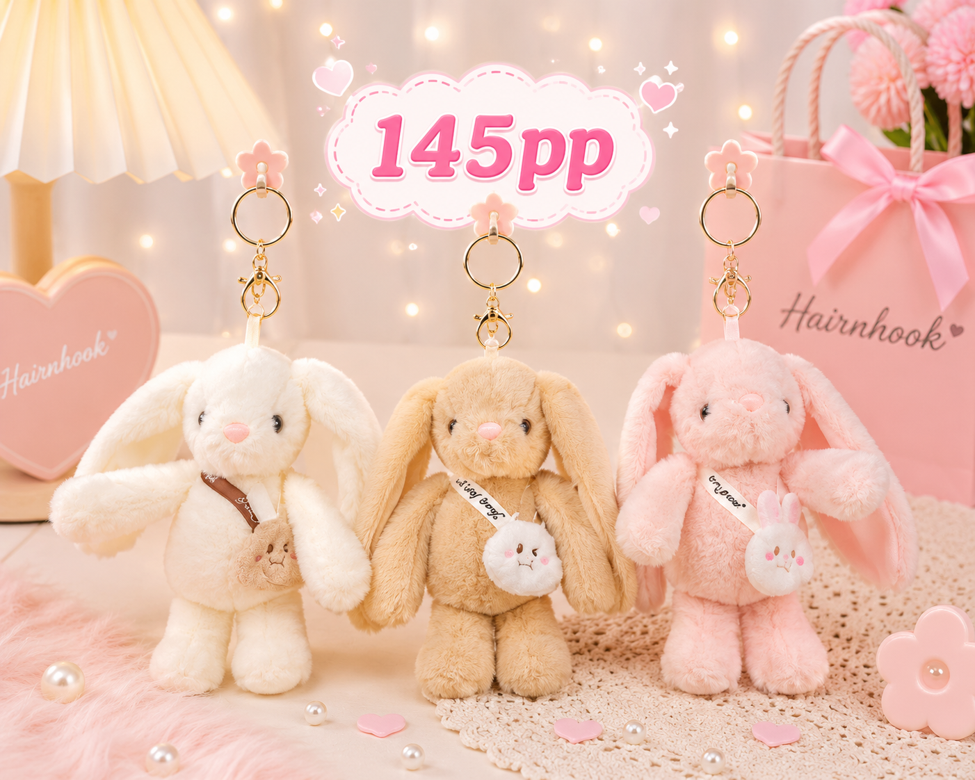 Plushies soft toy keychain ( pack of 6)