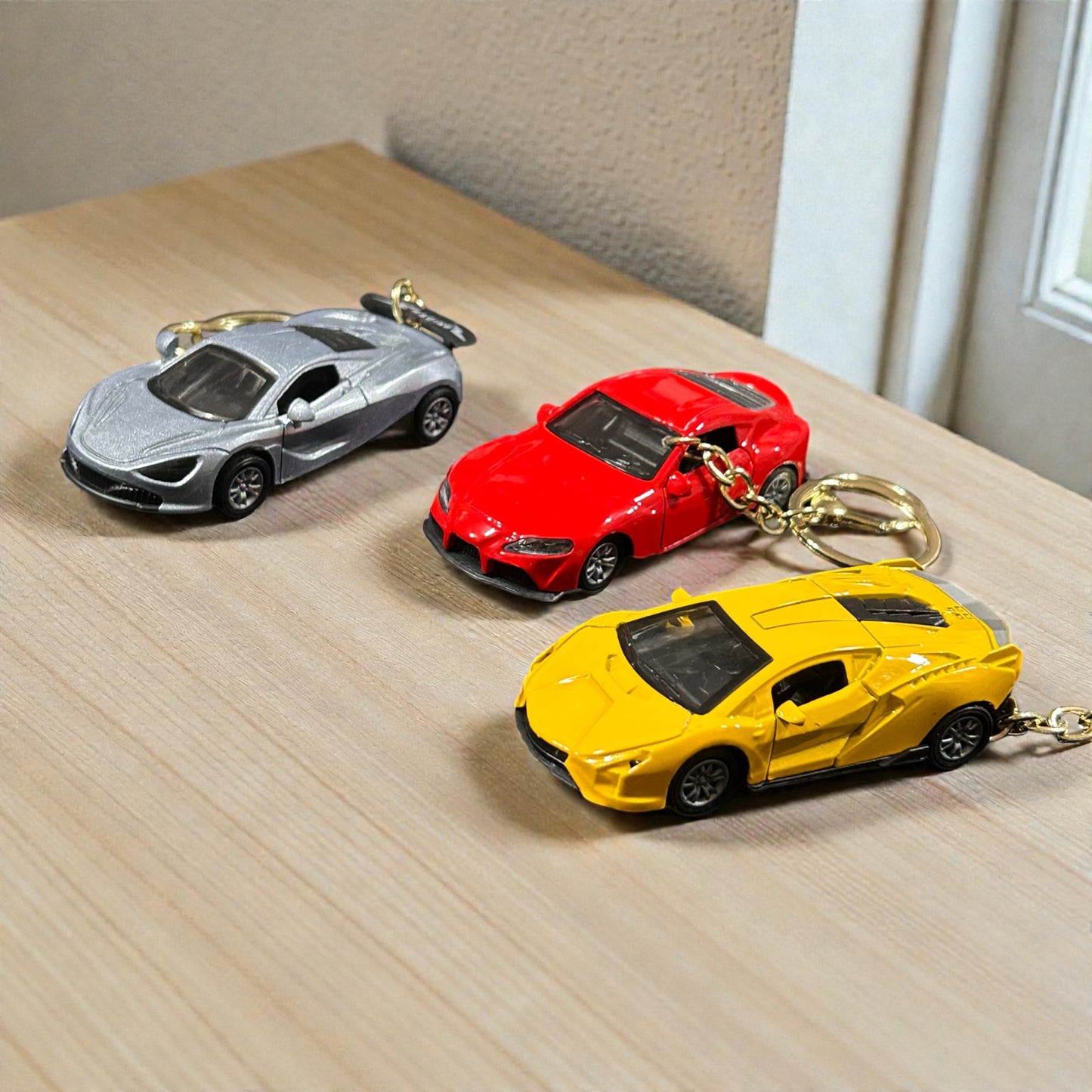 Sports Car Keychain – Cool Mini Car Model 2 ( pack of 6)