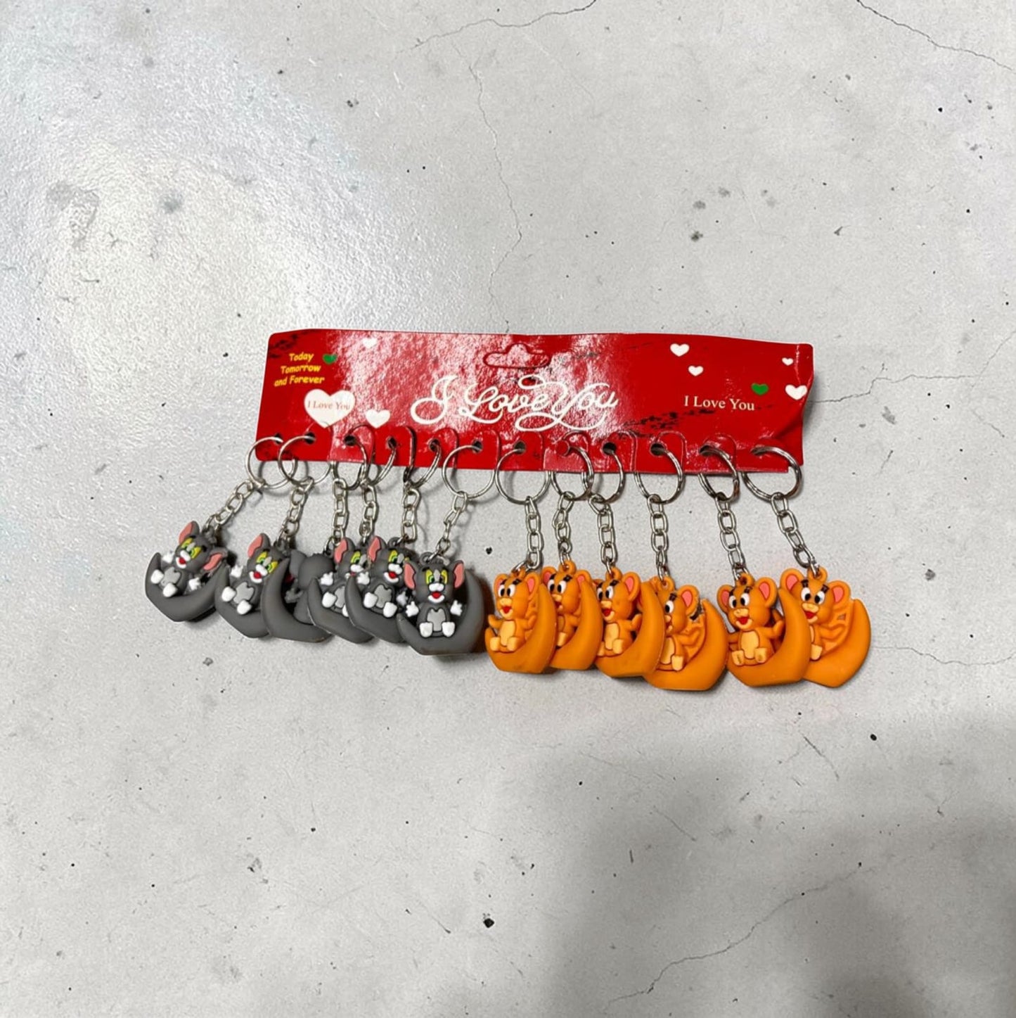 Cartoon character small keychain ( pack of 12)