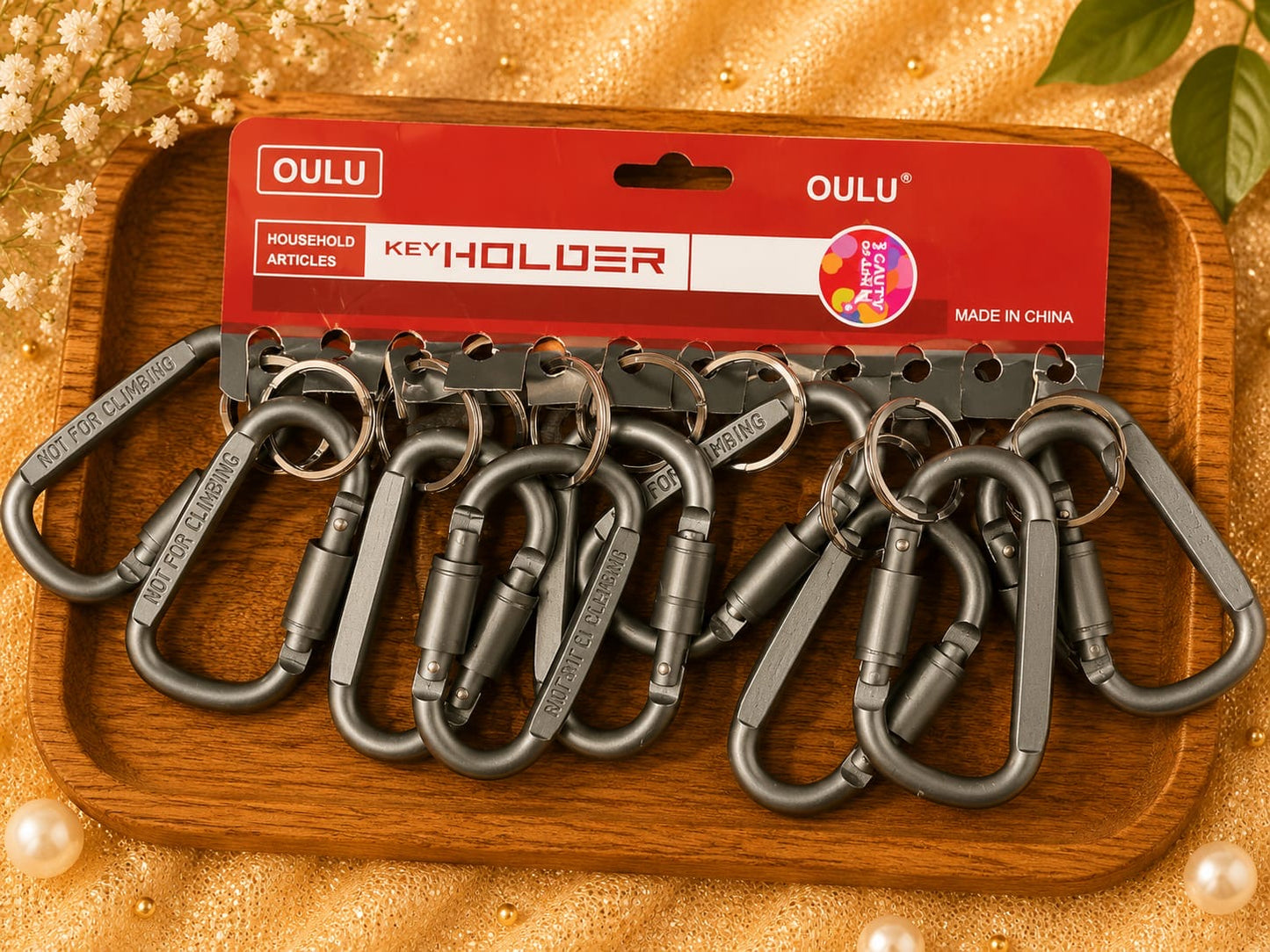 Premium hook keychain (pack of 12)