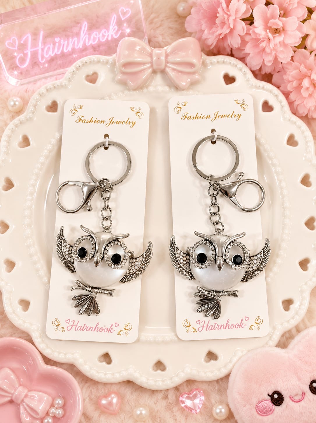 Premium stone keychain (pack of 3)