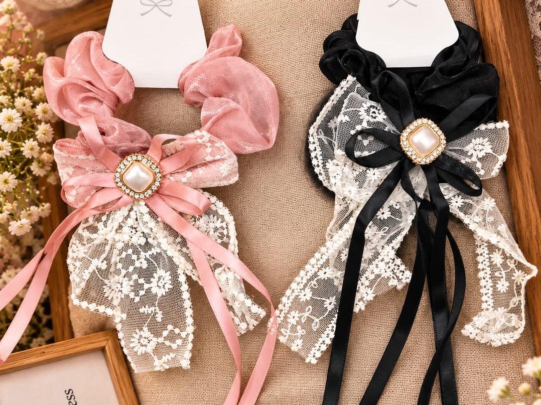 Korean premium scrunchie (pack of 12)
