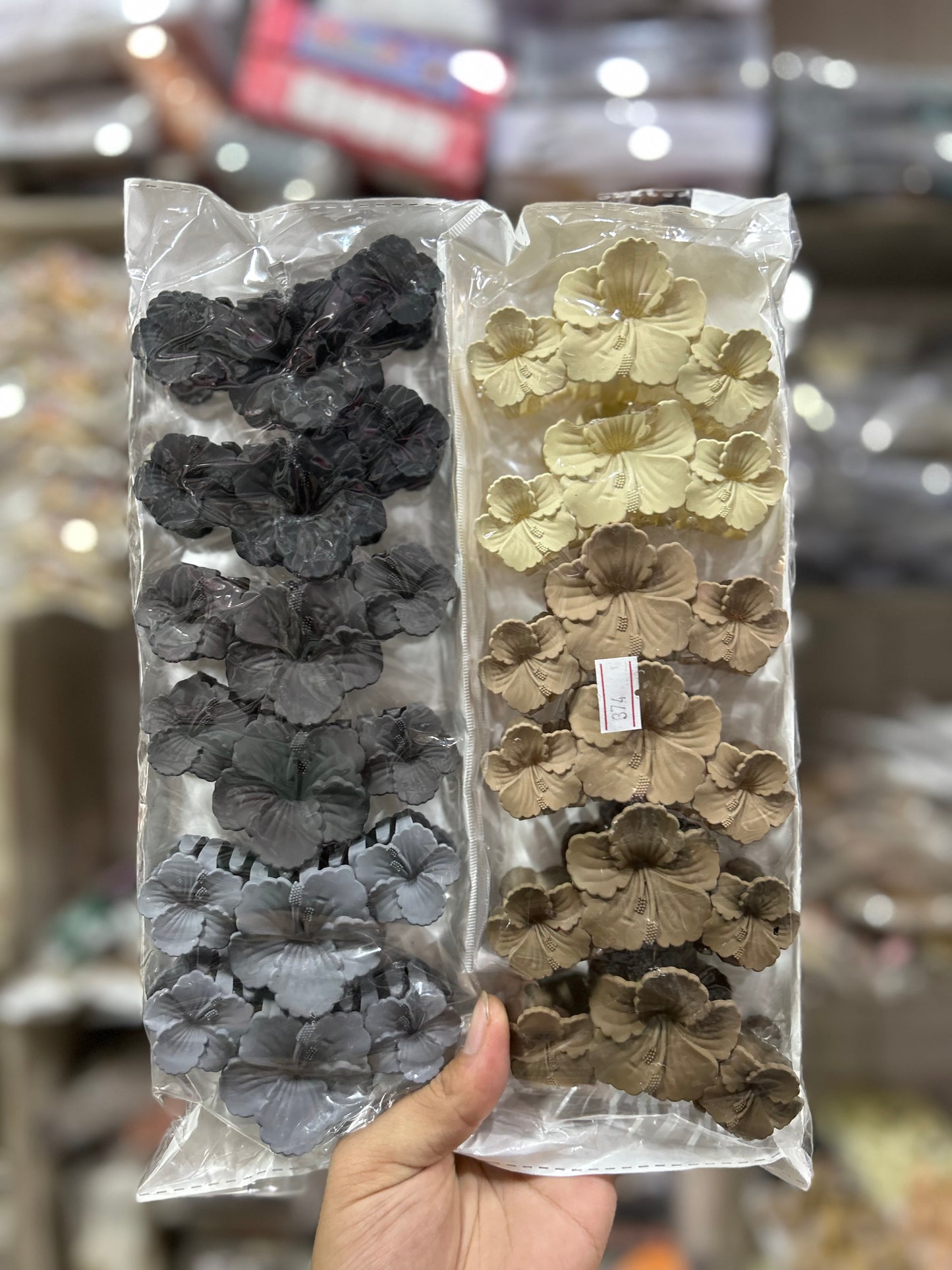 Premium Big Floral Hair Clips β Strong Hold Matte Finish Set( pack of 12)