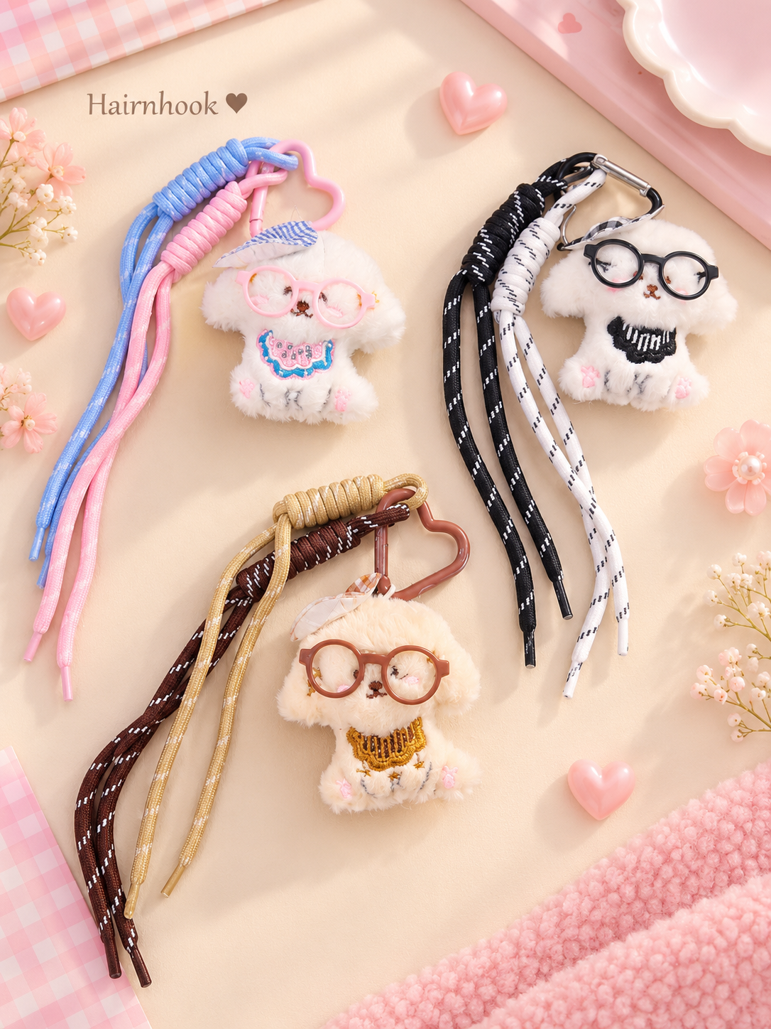 Medium size plushies bag chamrs (pack of 12)