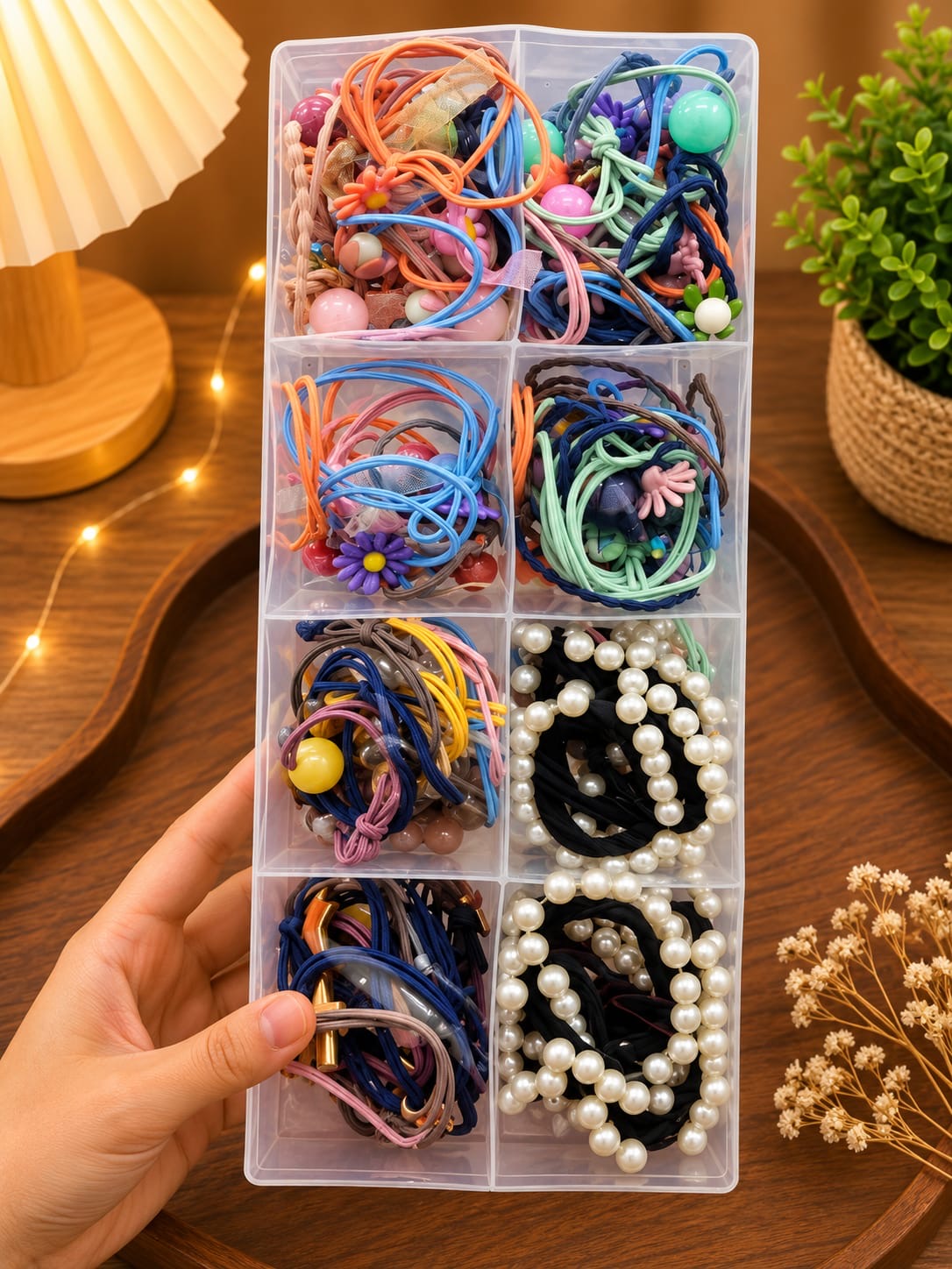 Korean rubber band (pack of 90piece) mix design