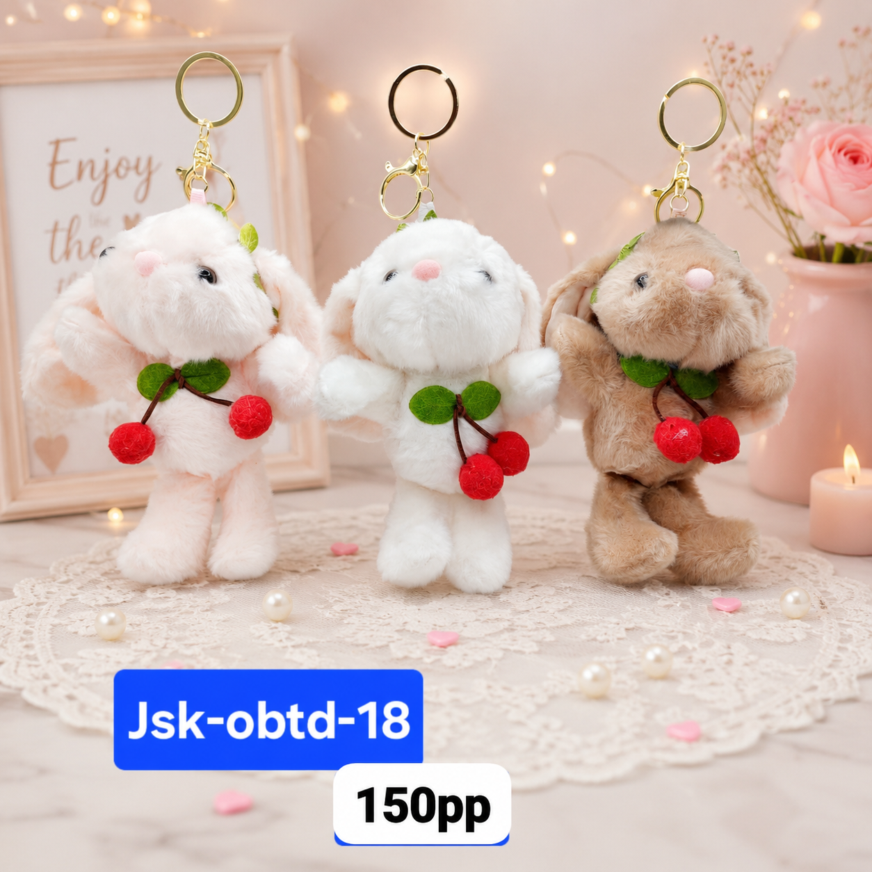 Premium plushies keychain ( pack of 6)