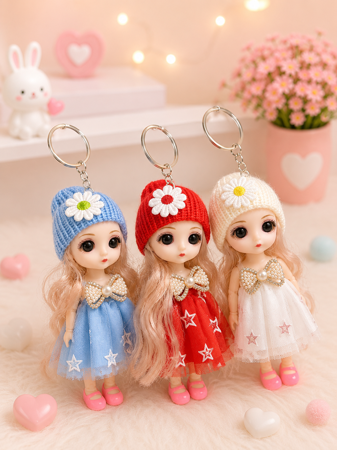 Dolls keychain (pack of 12)