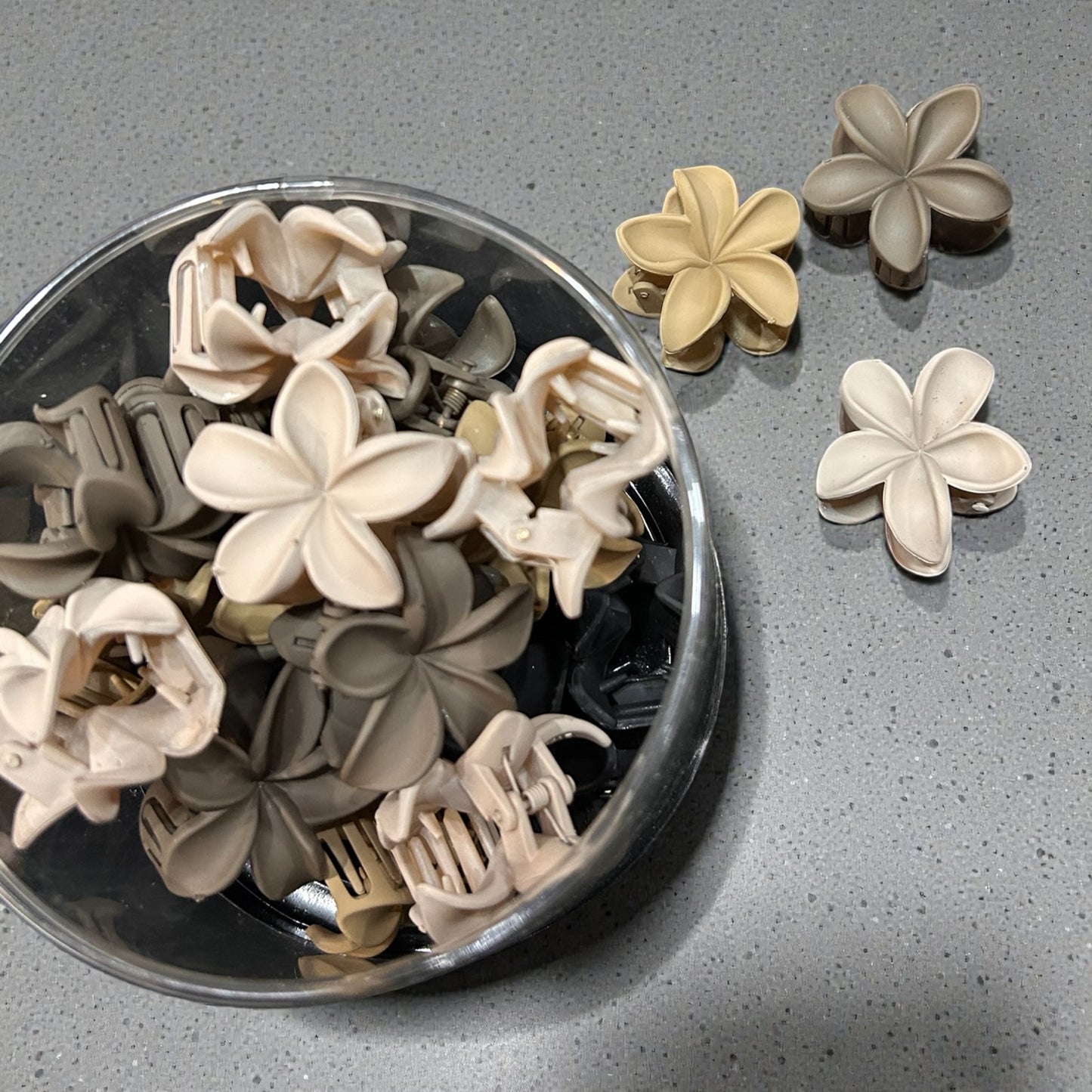 Mini flower Hair clutcher( box of 24)