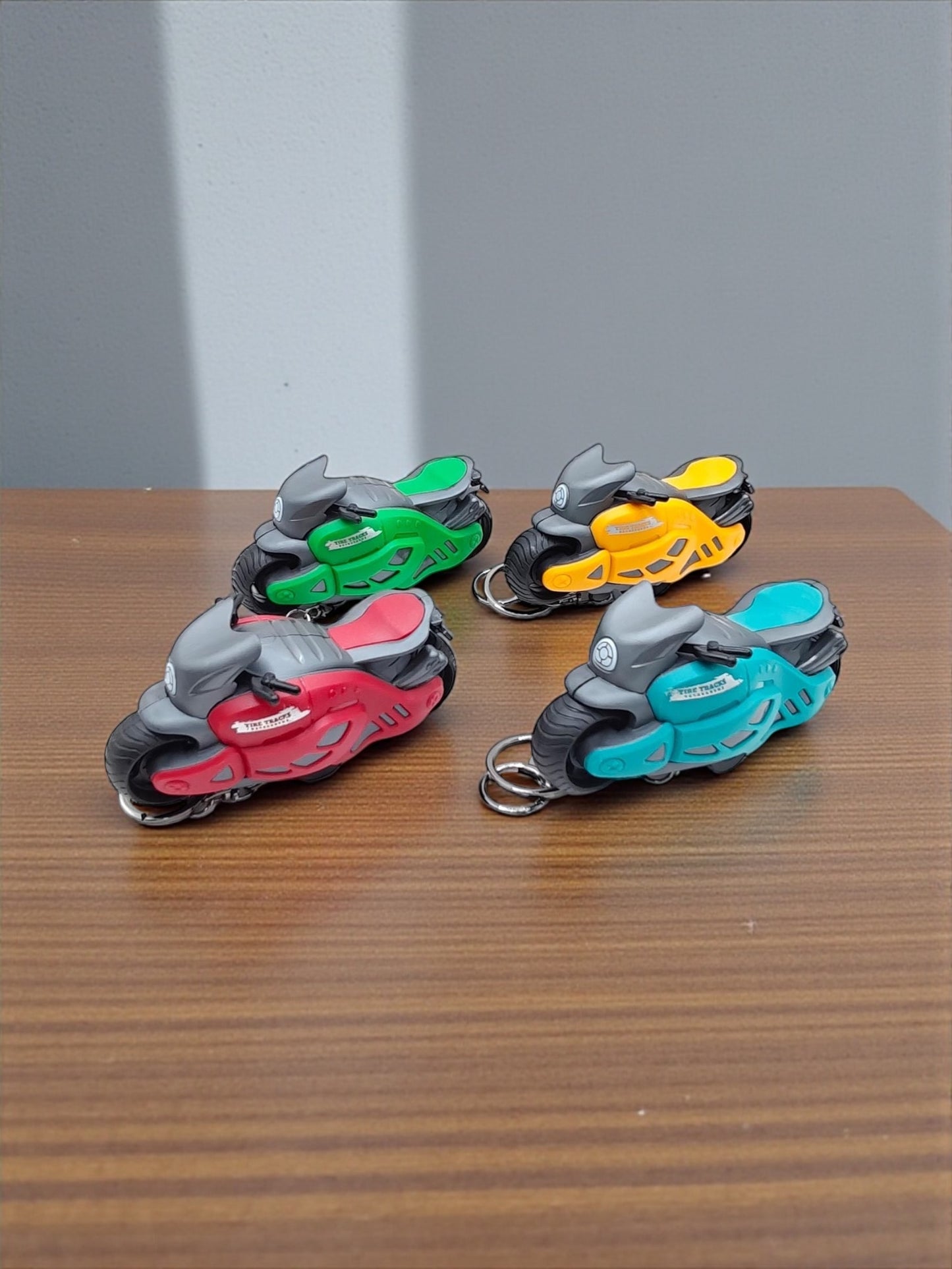 Mini Sports Bike Keychain – Rubber Motorcycle Key Ring( pack of 6)