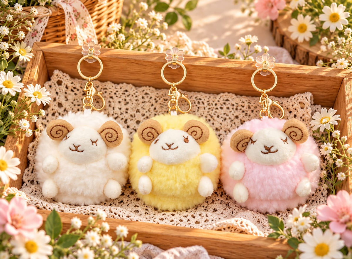 Premium plushies soft toy keychain ( pack of 6)