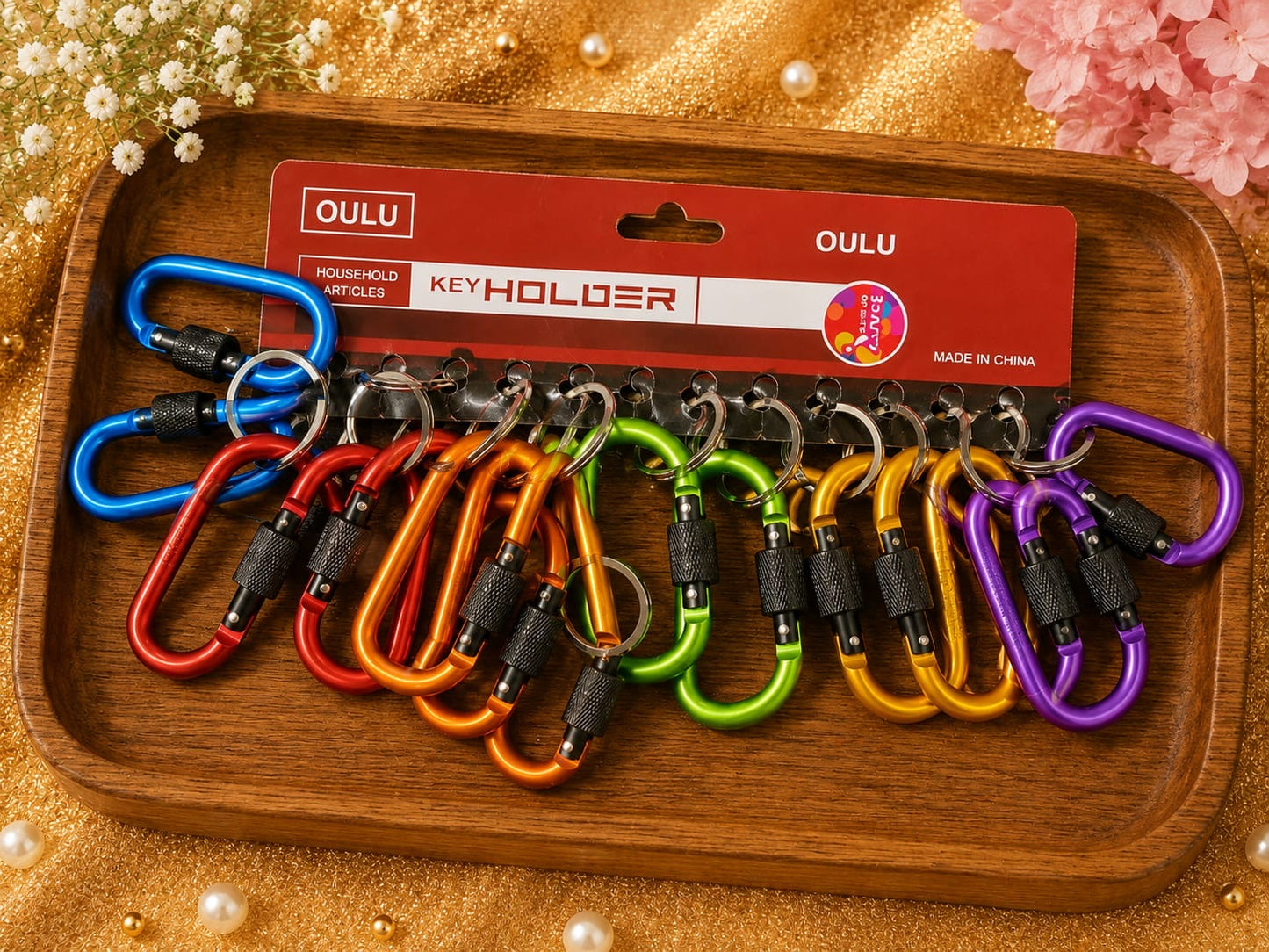 Premium hook keychain (pack of 12)