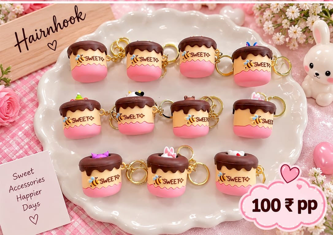 Cute pop up keychain (pack of 6)