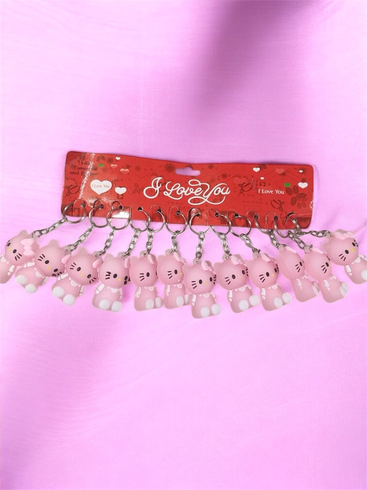 Pvc silicon keychain ( pack of 12)