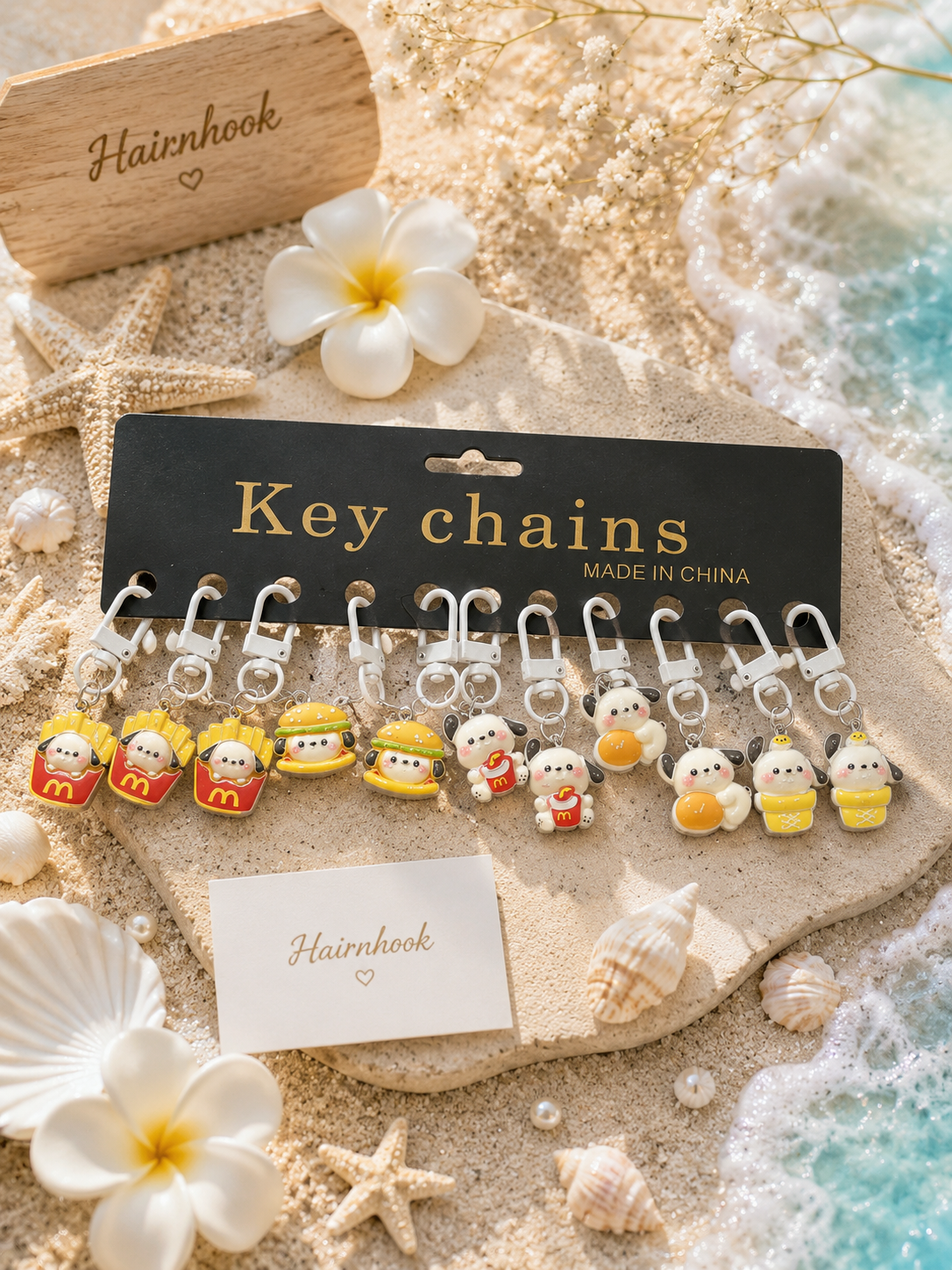 Cute and trending bag charms (pack of 12)
