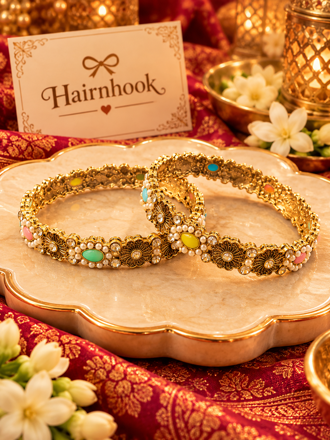 Premium karwachauth kada collection(pack of 3 piece 3 size in one pack )