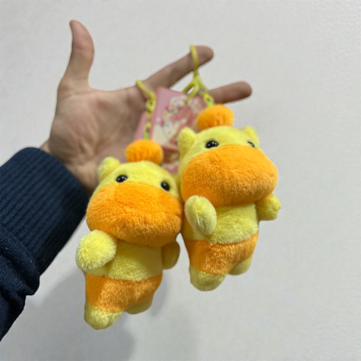 Cute Plush Duck Keychain( pack of 6 )