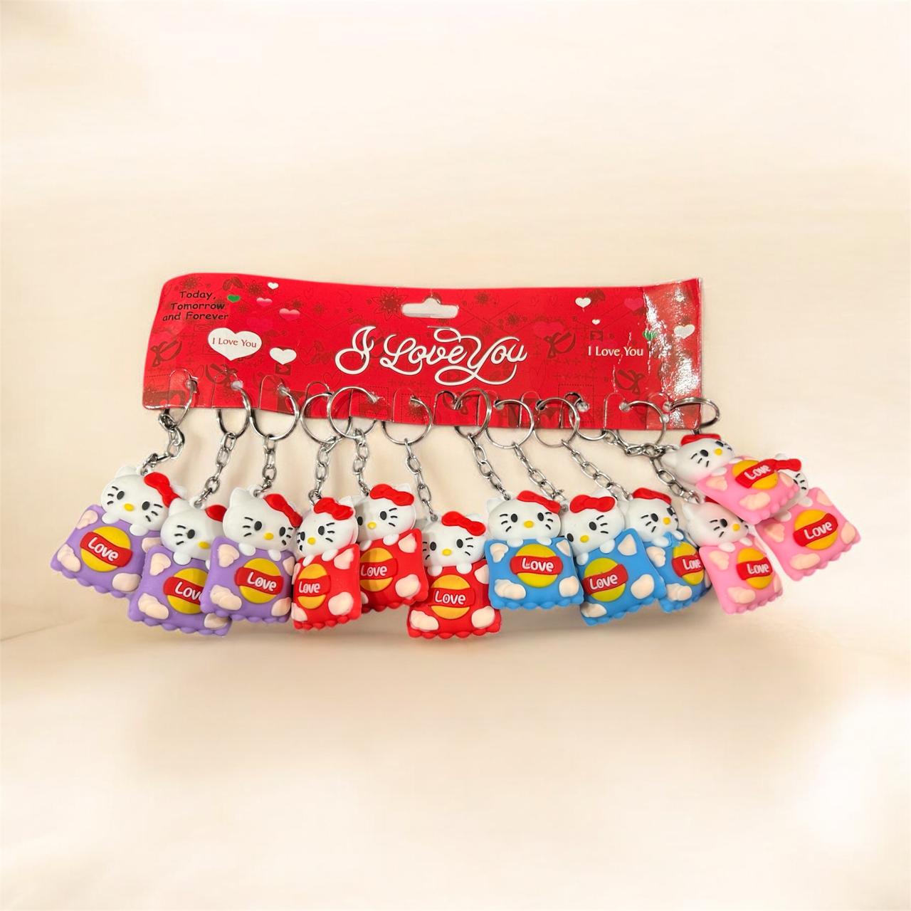 Cute Cartoon Keychains( pack of 12)