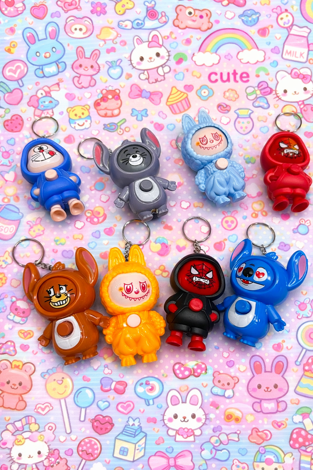 Face changing keychain small size( pack of 20)