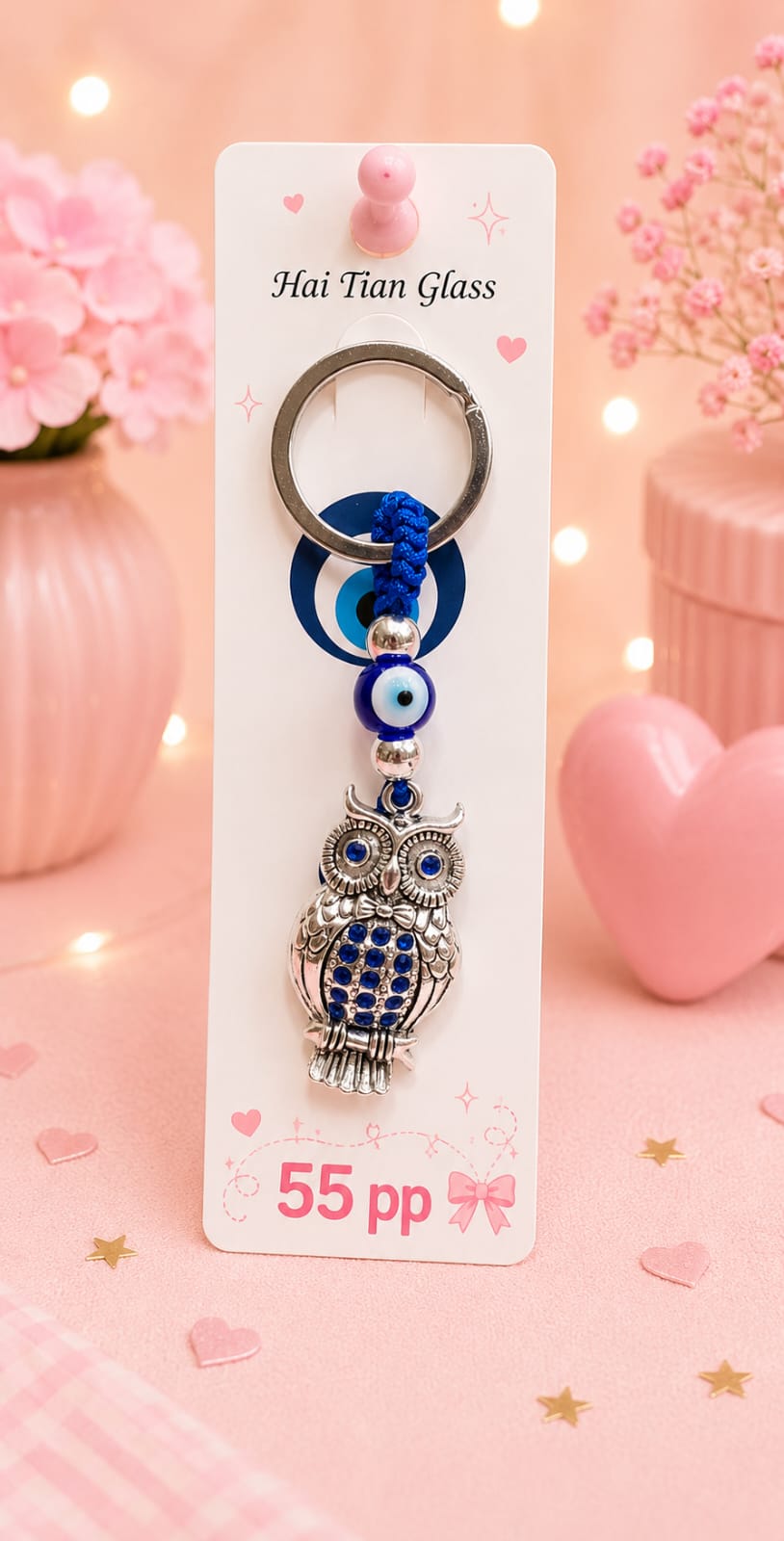 Evil eye luxury keychain ( pack of 6)