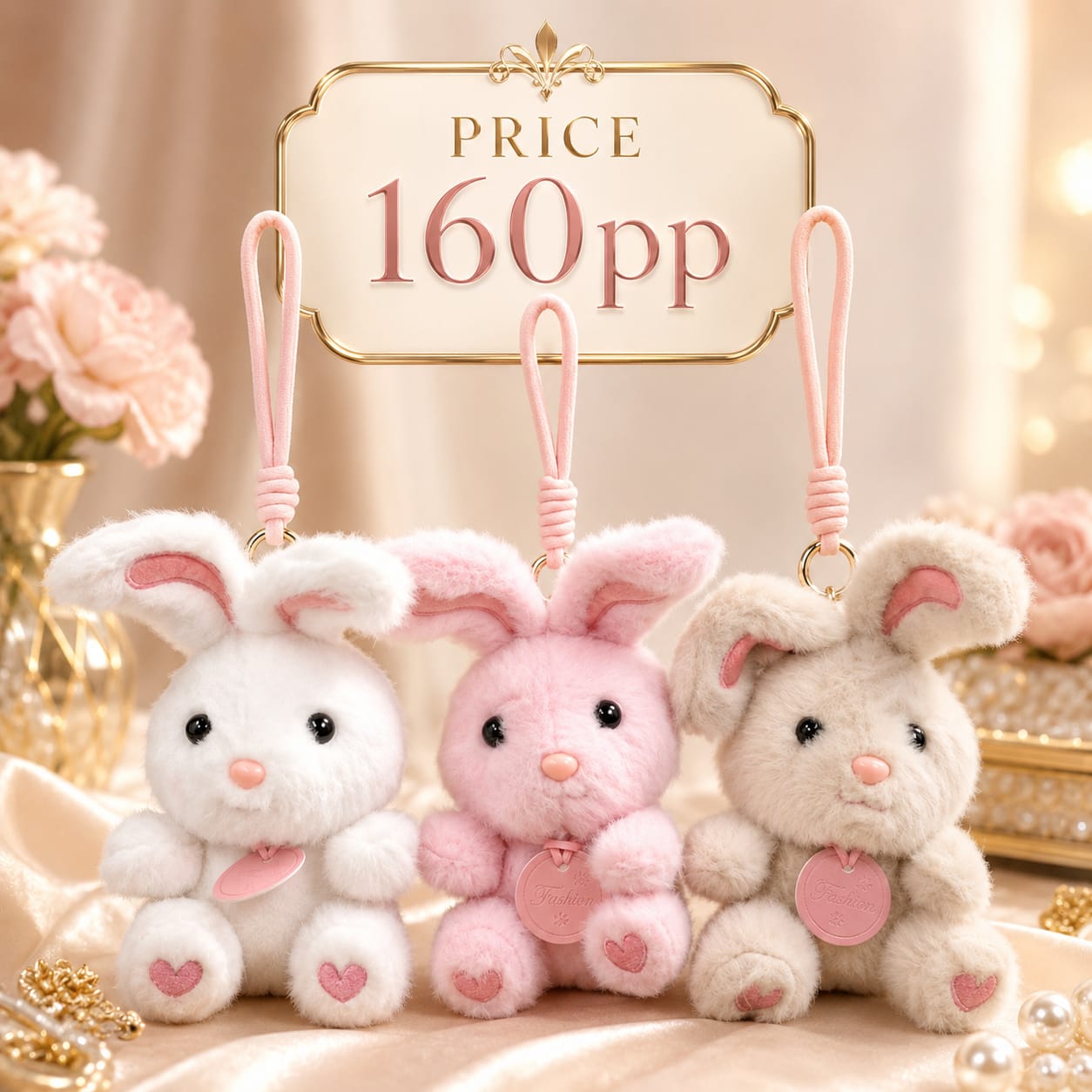 Plushies keychain ( pack of 6)