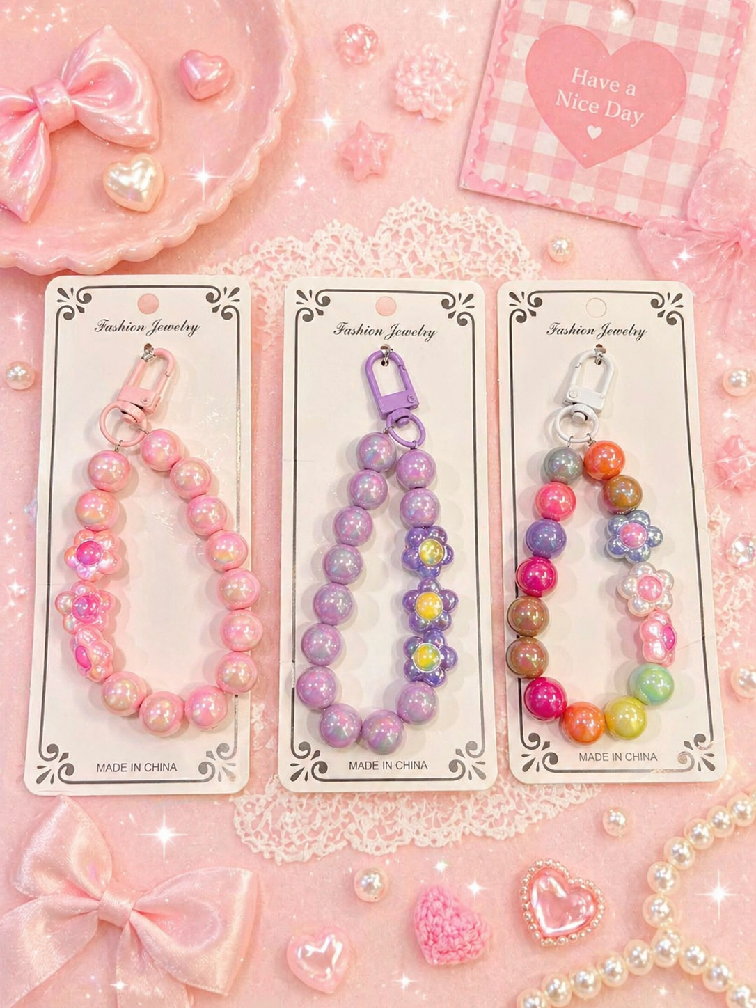 Phone Charms | Trendy & Cute Mobile Accessories ( pack of 12)